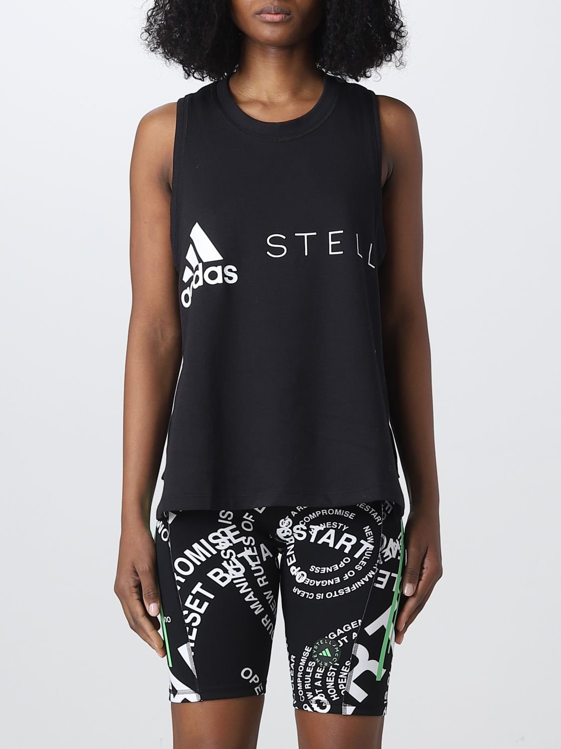 Top e Bluse Adidas By Stella Mccartney: Top e bluse Adidas By Stella Mccartney donna nero 1