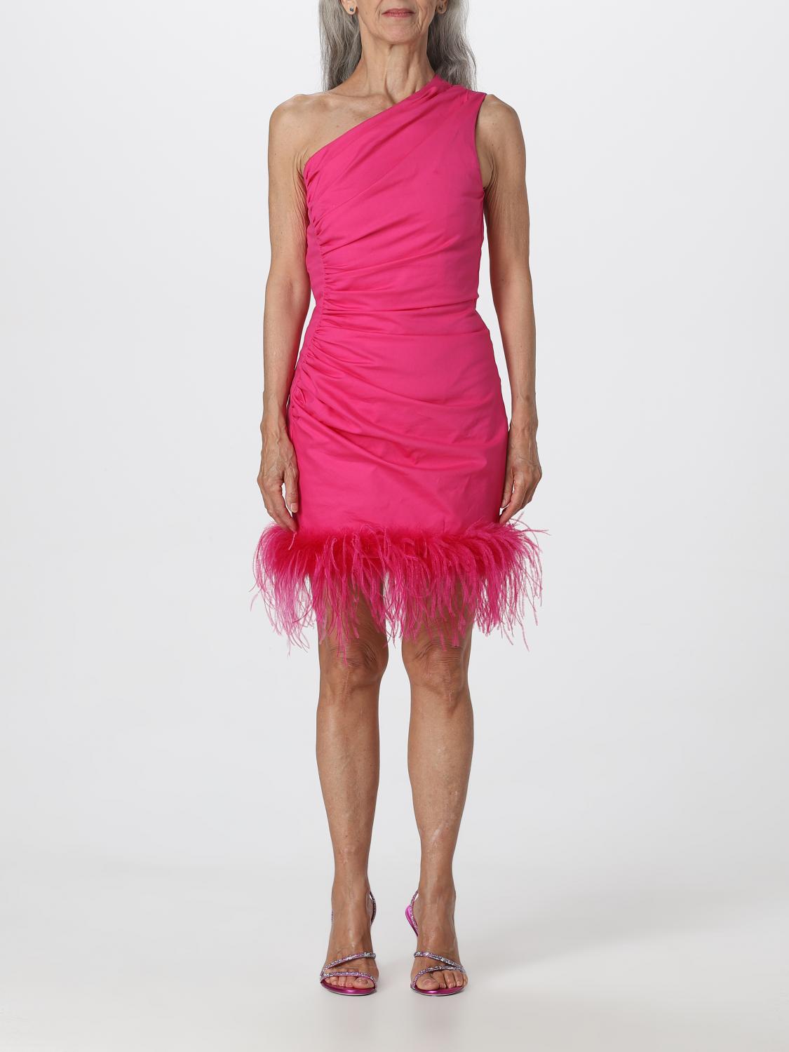 Giuseppe Di Morabito Fuchsia Poplin Mini Dress In Fuchsia