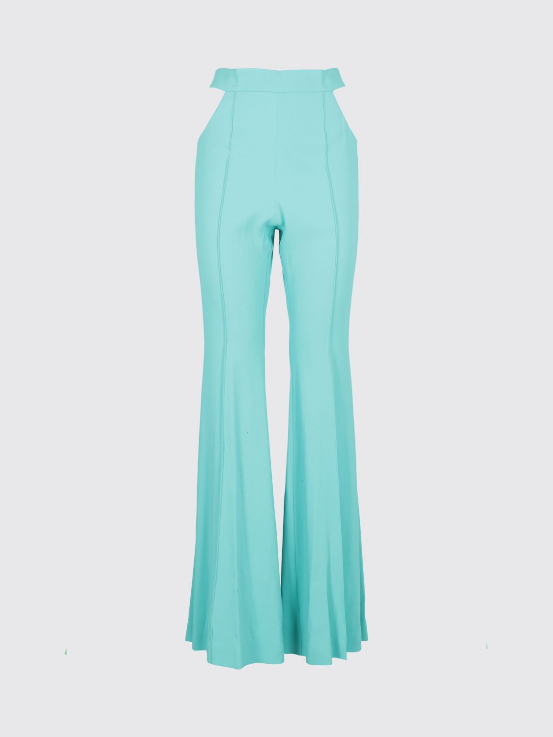 Giuseppe Di Morabito Cady Envers Satin Light Blue Pants In Blue