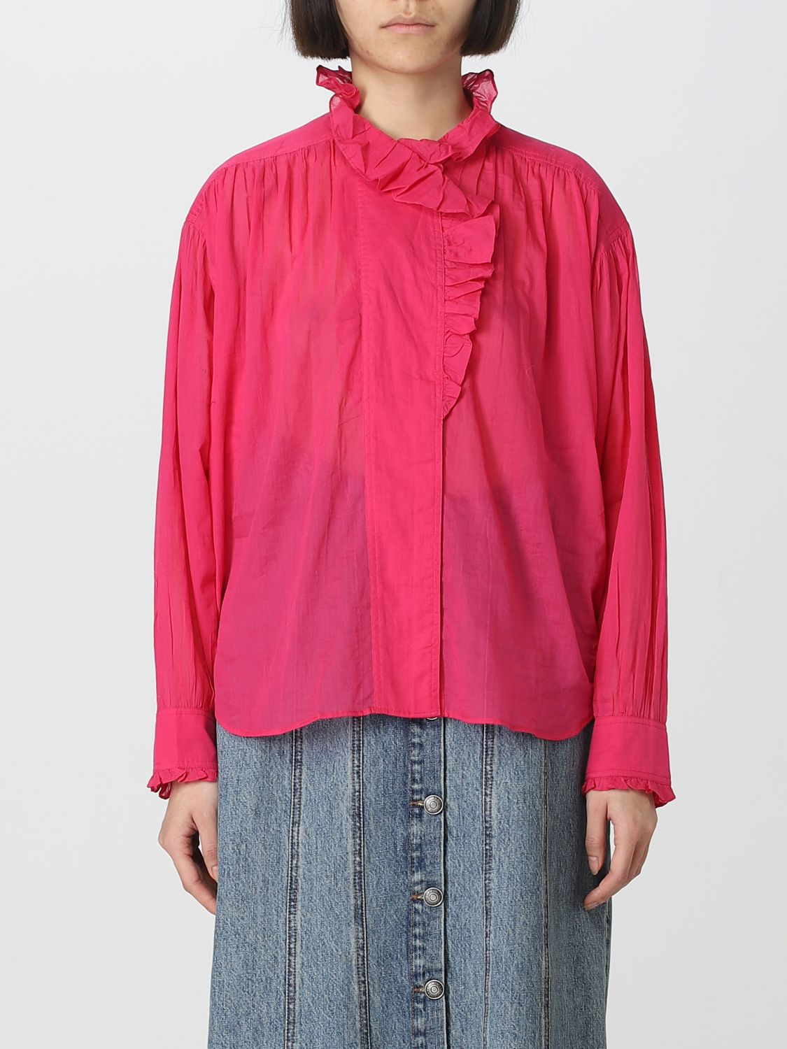ISABEL MARANT ETOILE: shirt for woman - Fuchsia | Isabel Marant Etoile ...