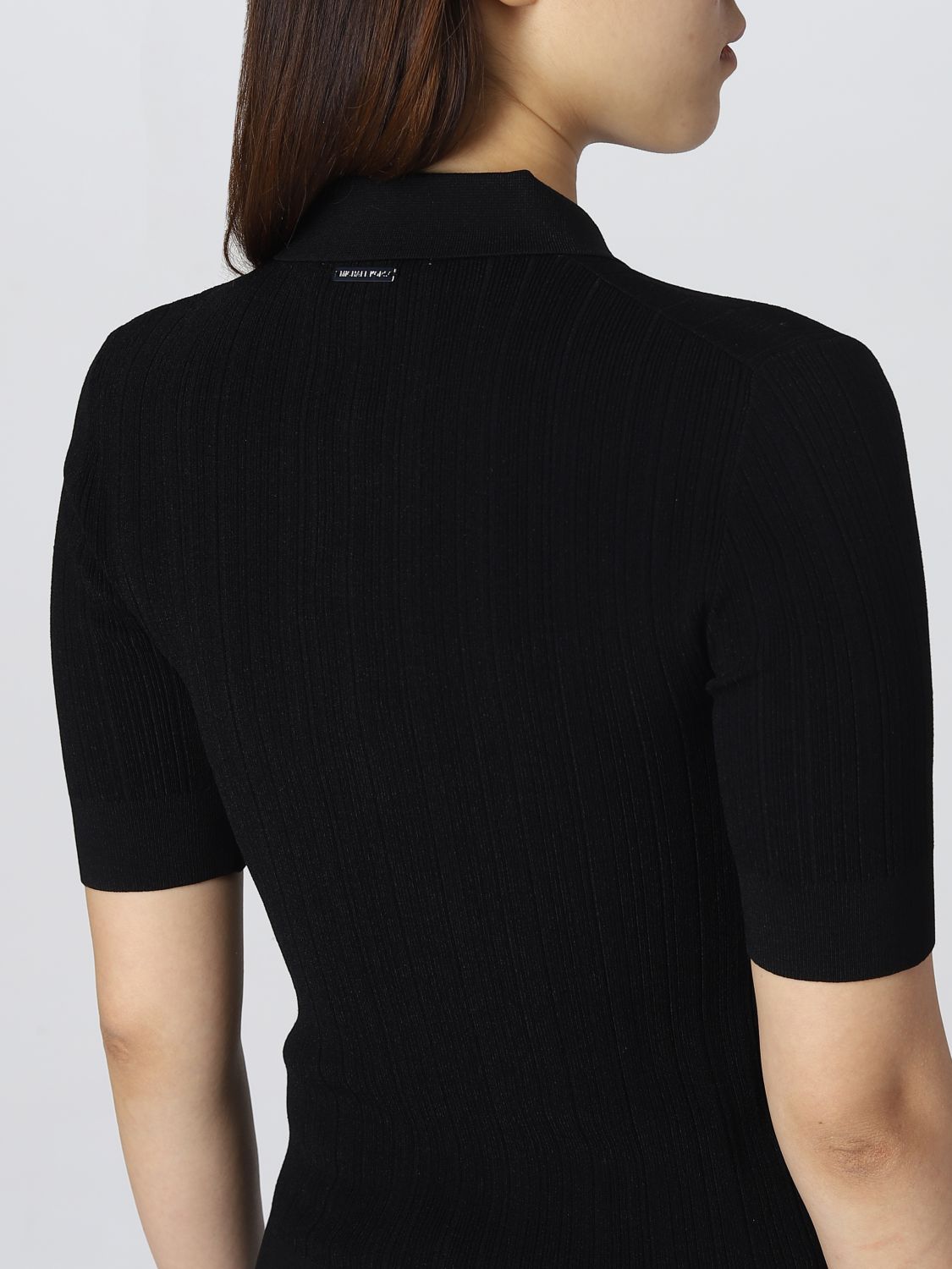 MICHAEL KORS: polo shirt for woman - Black | Michael Kors polo shirt  MS2600C33D online on 