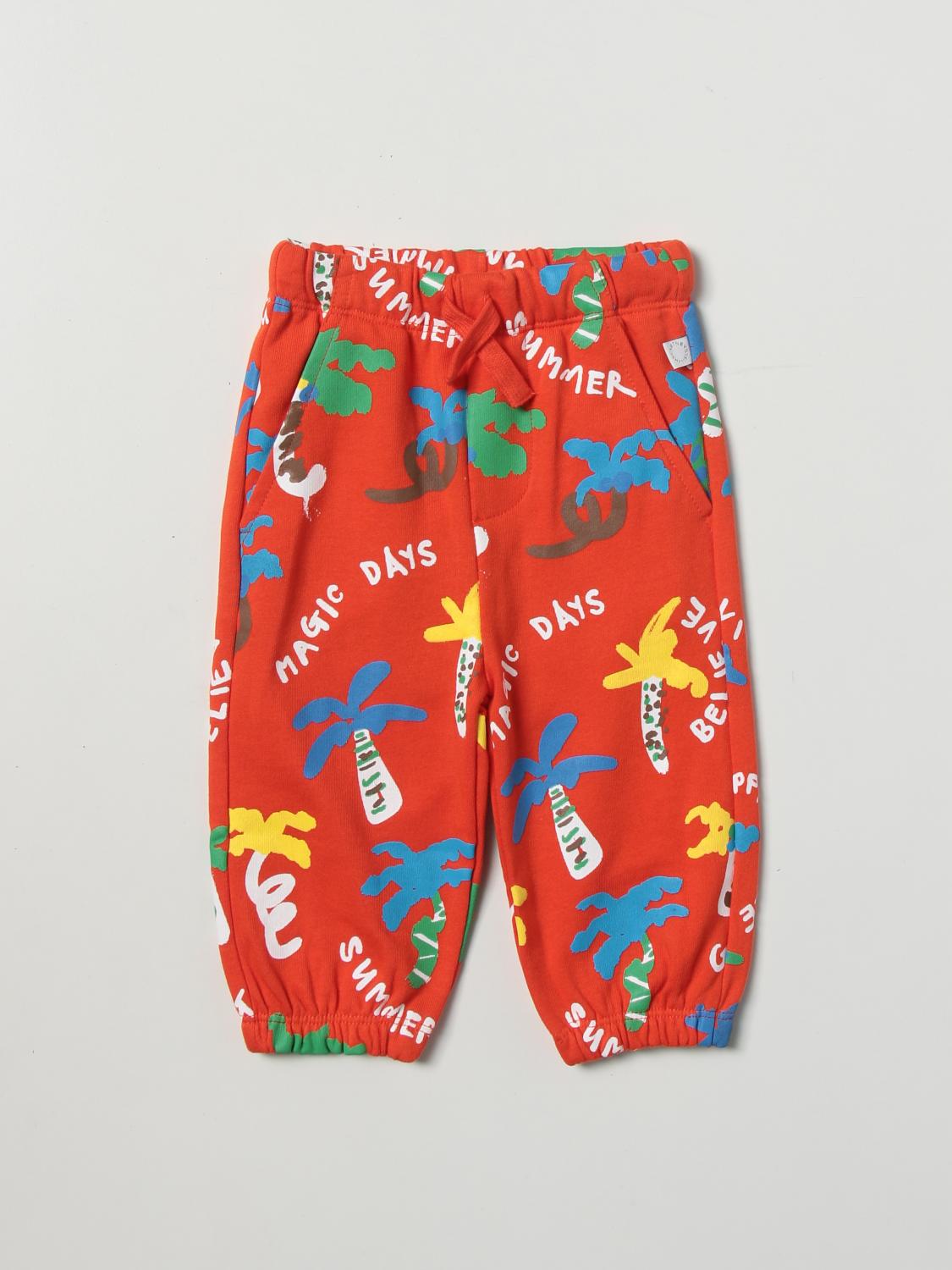 STELLA MCCARTNEY KIDS pants for boys Red Stella Mccartney Kids