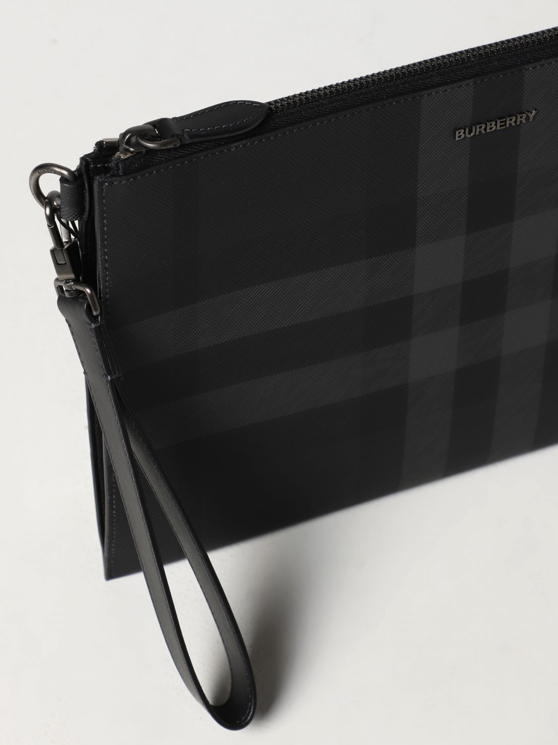 BURBERRY: briefcase for men - Grey | Burberry briefcase 8064580 online on  