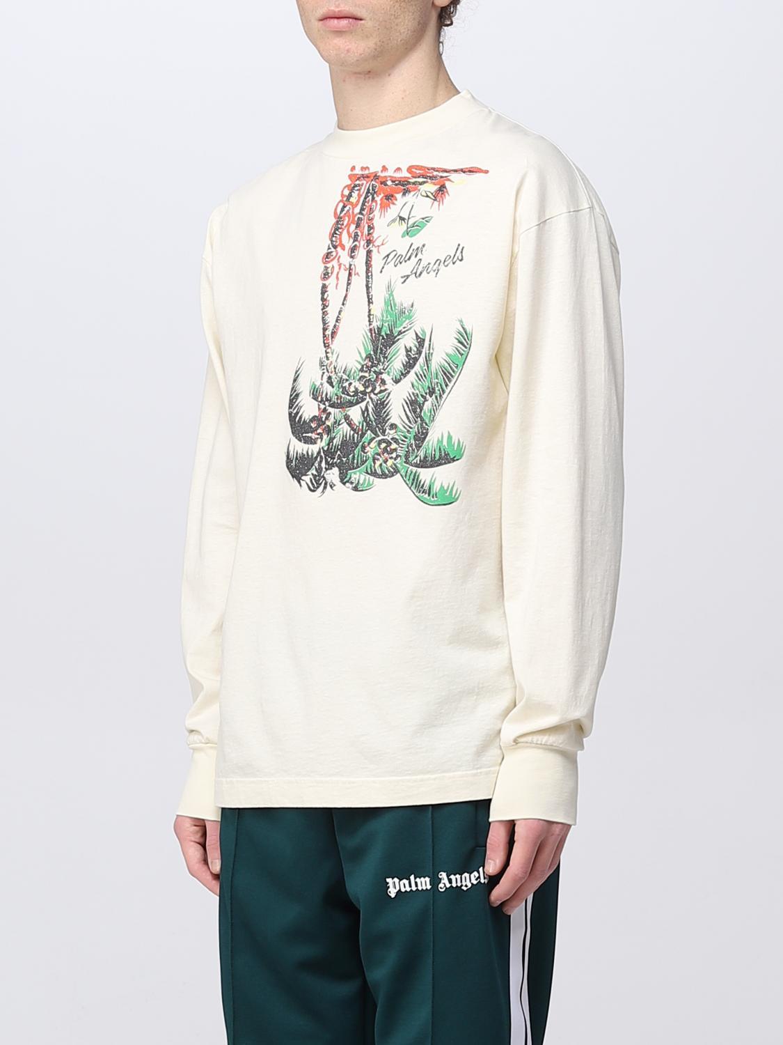 T-shirt Palm Angels: T-shirt Palm Angels con stampa palme nero 4