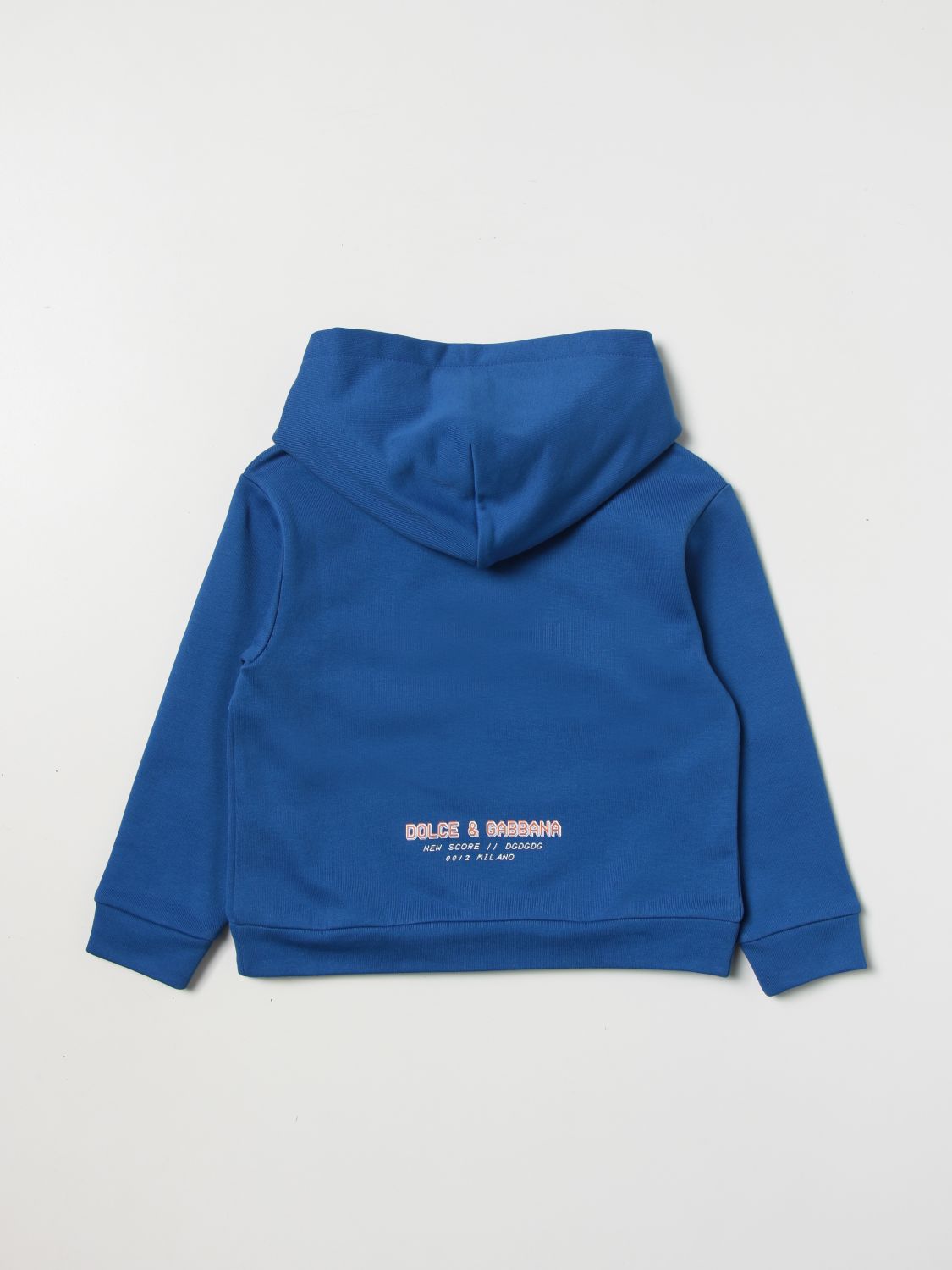 DOLCE & GABBANA: sweater for boys - Blue | Dolce & Gabbana sweater  L4JWEBG7HLT online on 