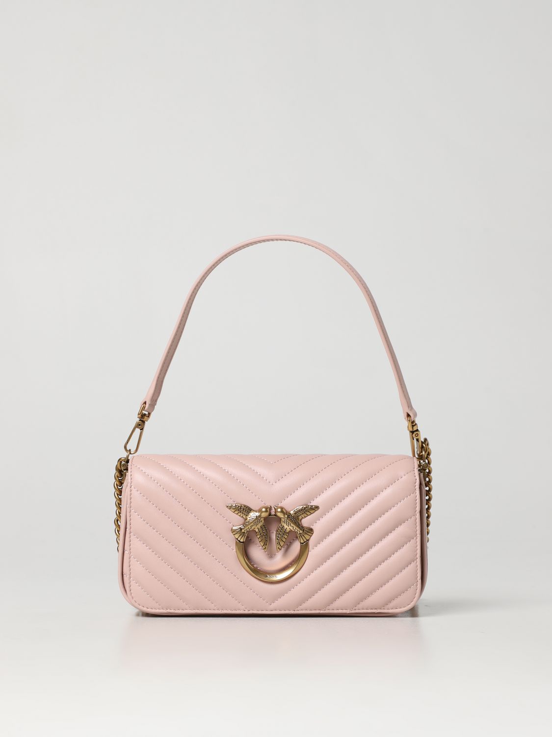 PINKO: shoulder bag for woman - Pink | Pinko shoulder bag 100068A0GK ...