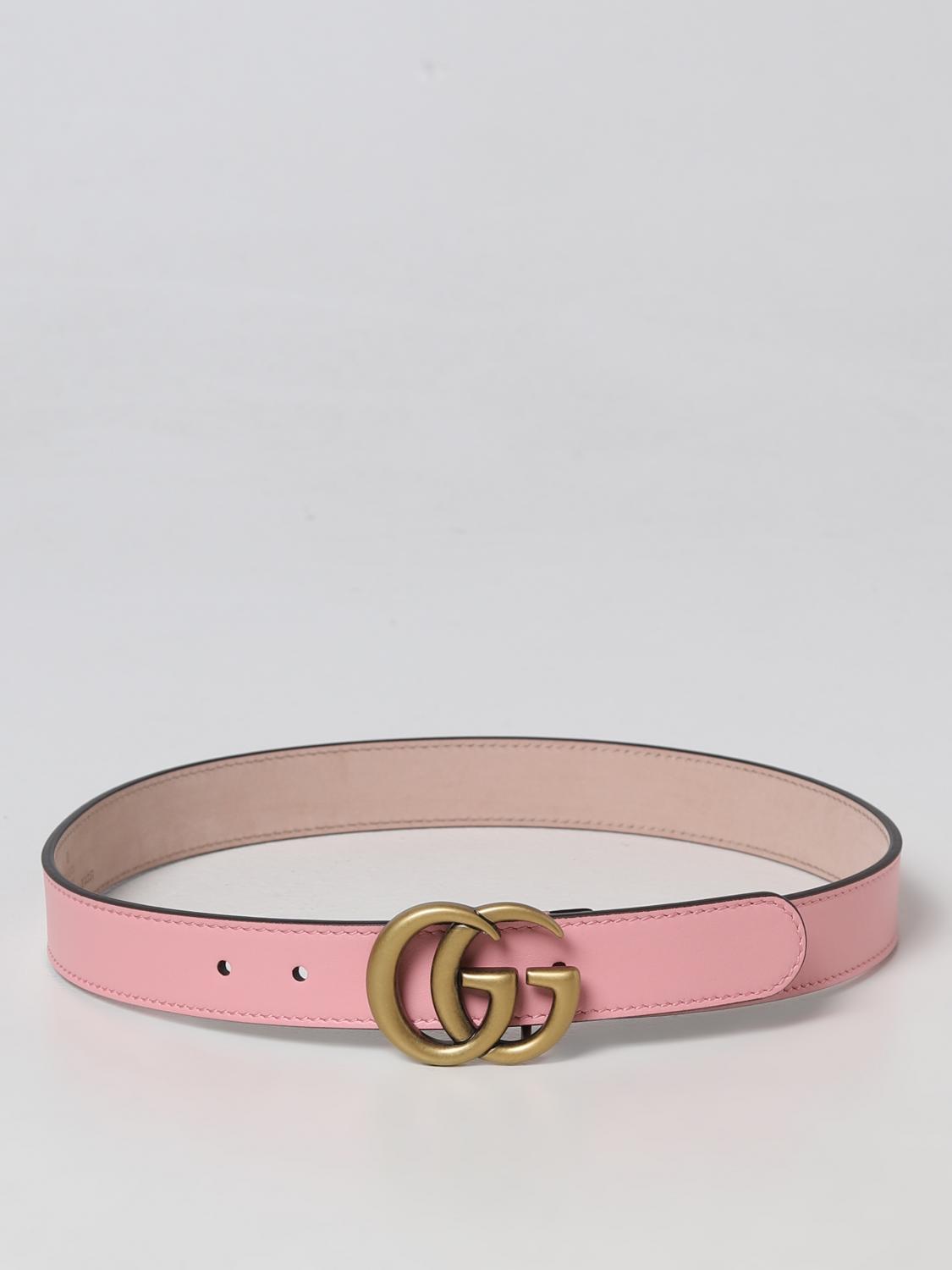 GUCCI: belt for kids - Pink | Gucci belt 4327071OY0G online on 