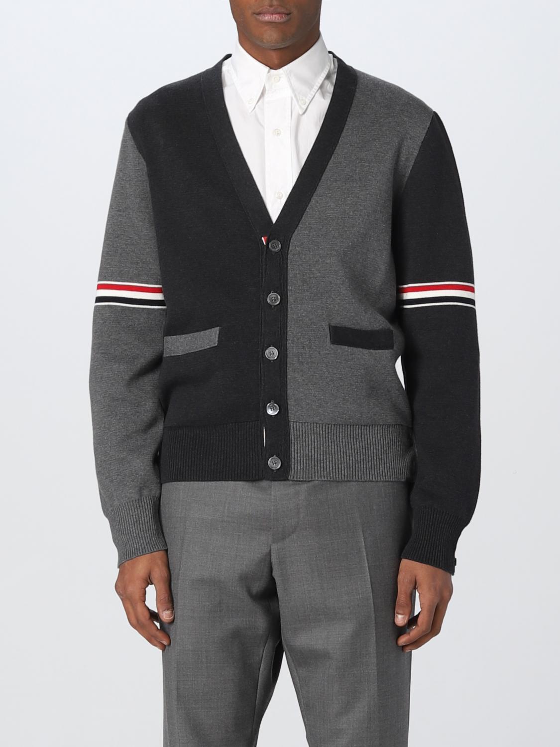 THOM BROWNE CARDIGAN IN COTTON,D83757020