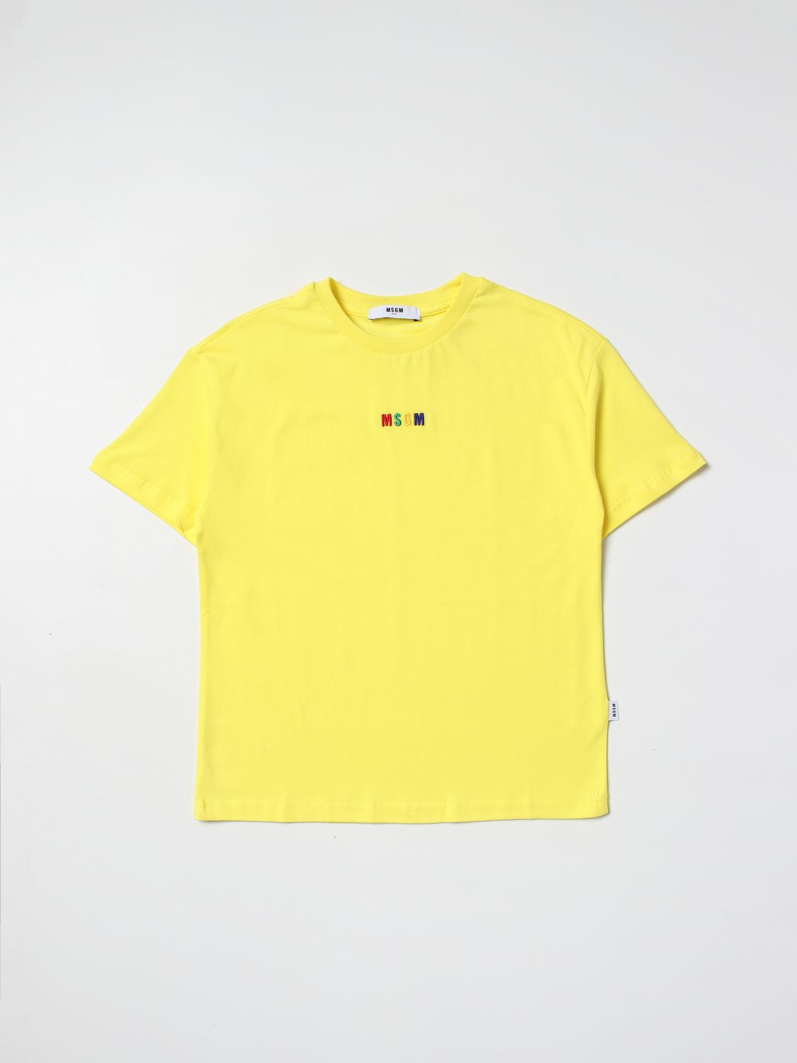 Msgm T-shirt  Kids Kids In Yellow