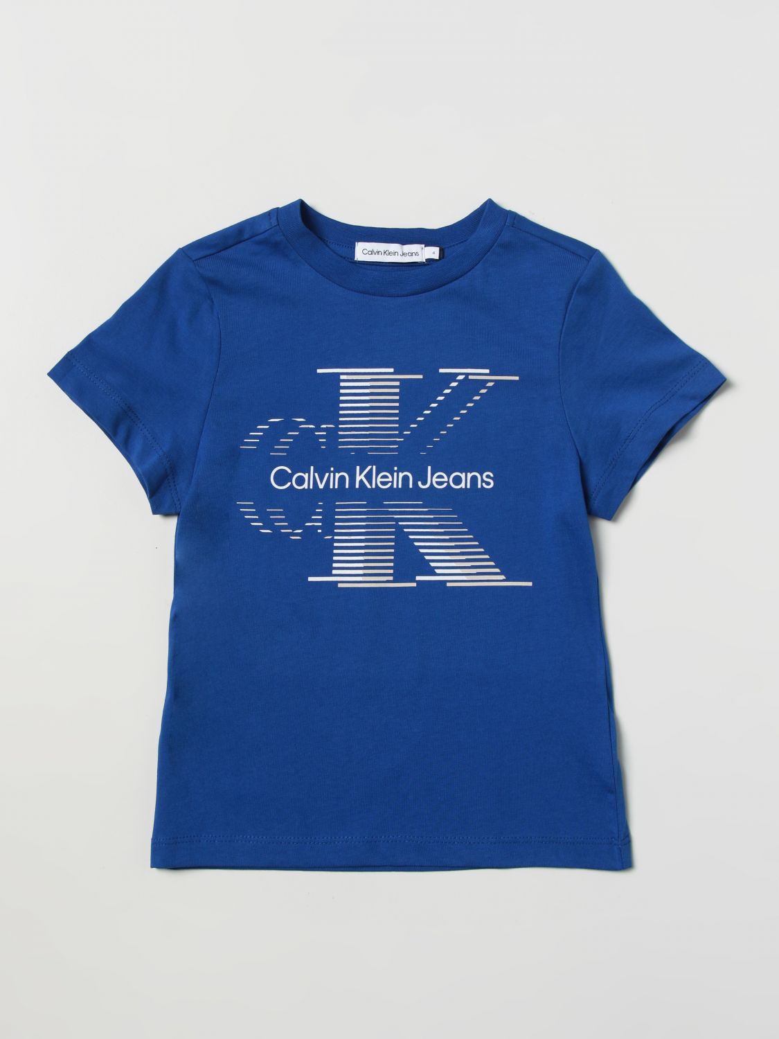 Ithaca Boodschapper Forensische geneeskunde CALVIN KLEIN JEANS: t-shirt for boys - Blue | Calvin Klein Jeans t-shirt  IB0IB01577 online on GIGLIO.COM