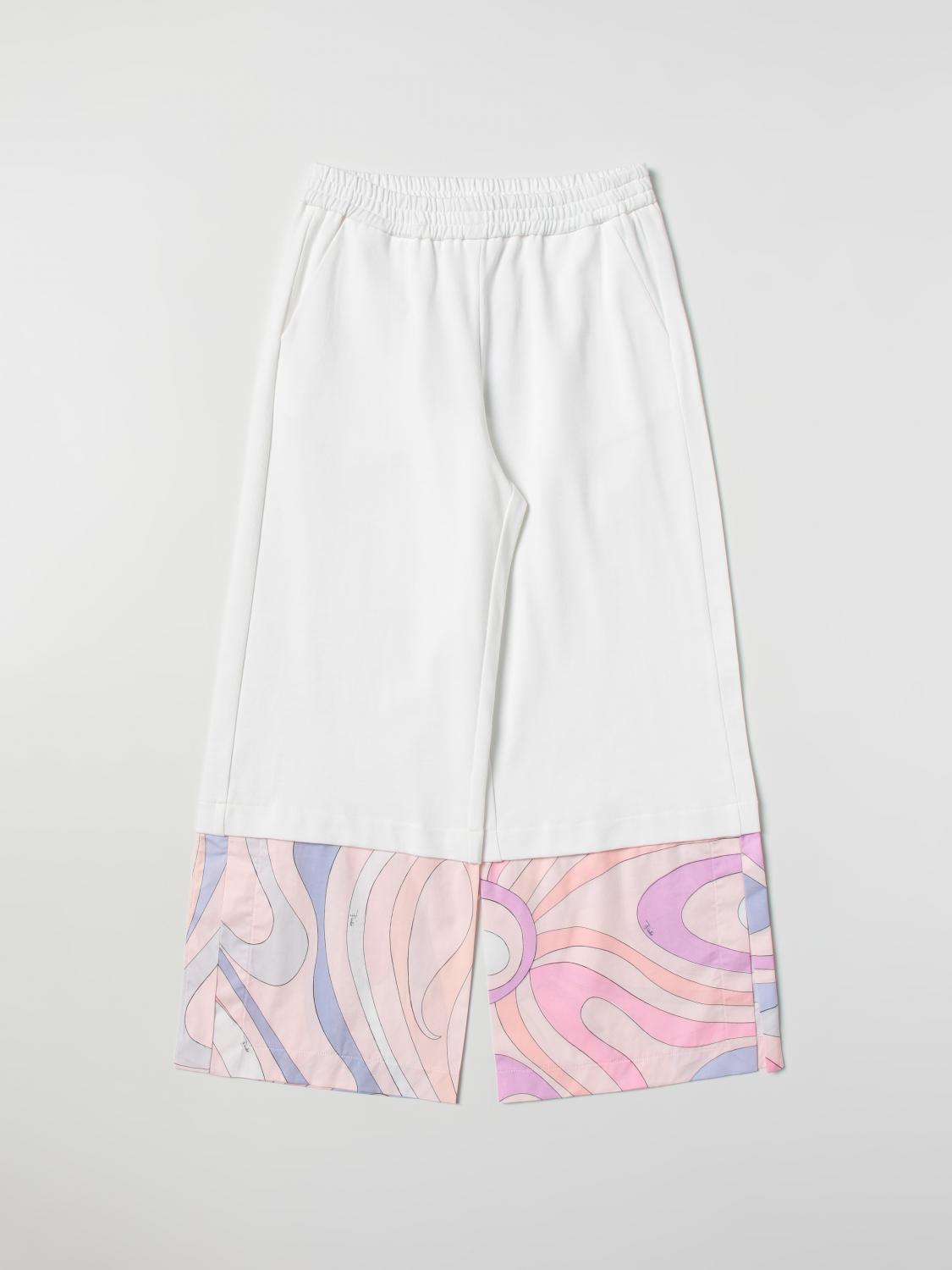 Pantalone Emilio Pucci Junior: Pantalone Emilio Pucci Junior bambina avorio 1