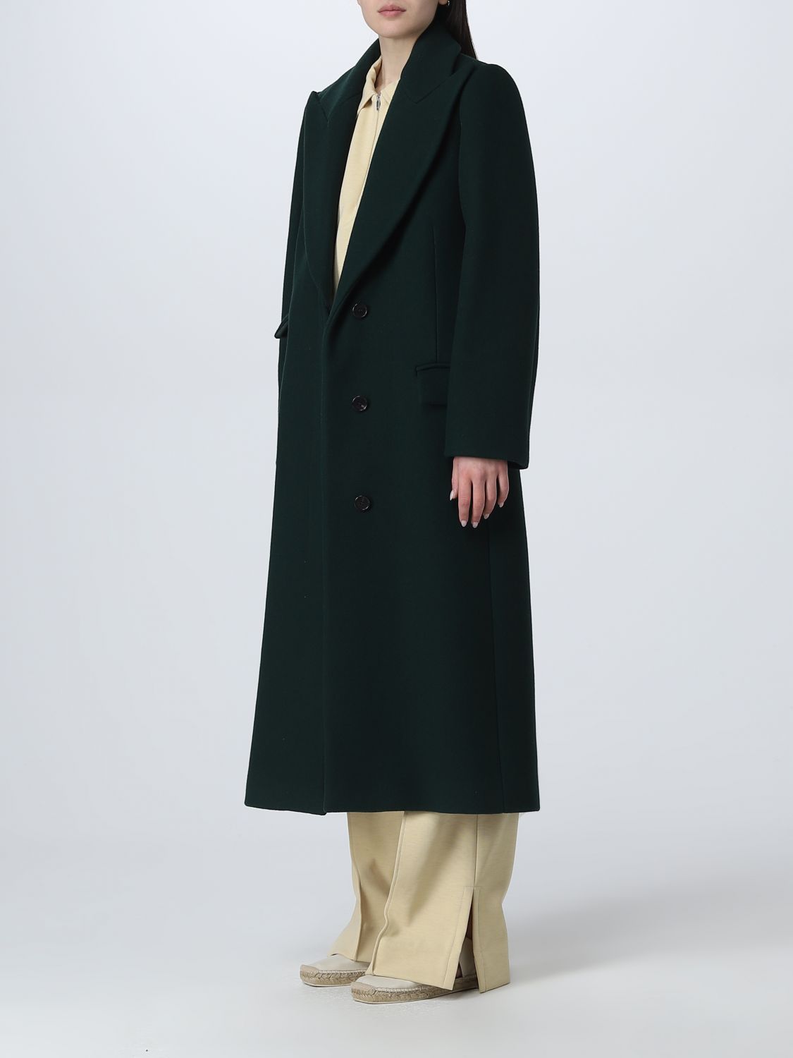 Coat Loewe: Loewe coat for woman green 3
