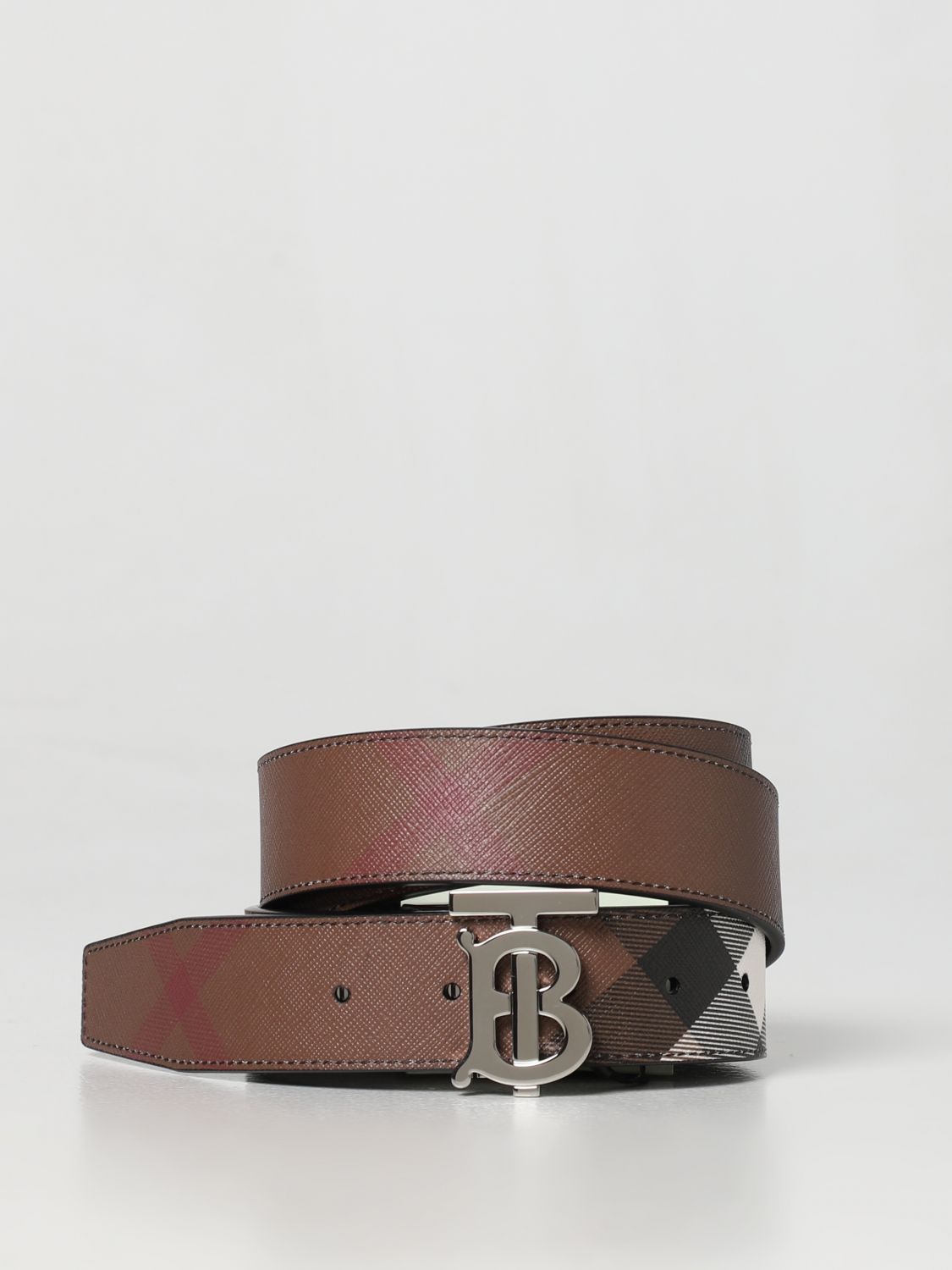 Burberry Reversible Tb Buckle Belt in Brown for Men