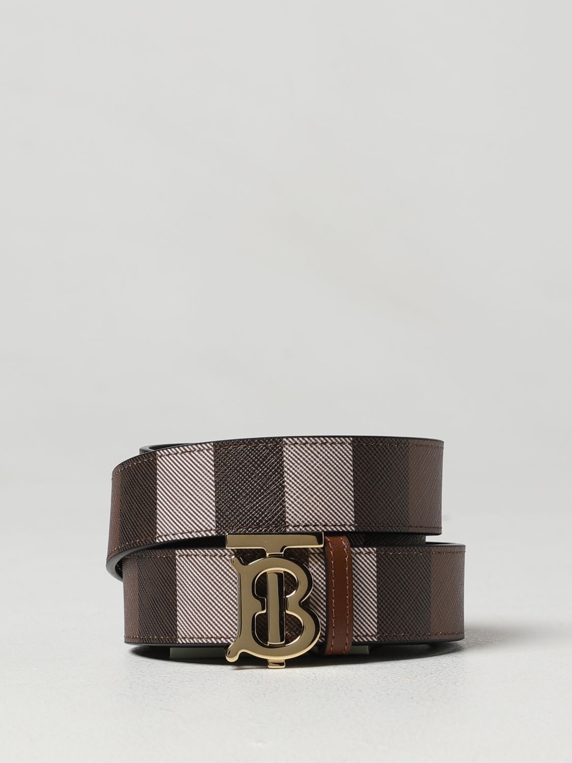 BURBERRY: belt for woman - Brown | Burberry belt 8062349 online on  