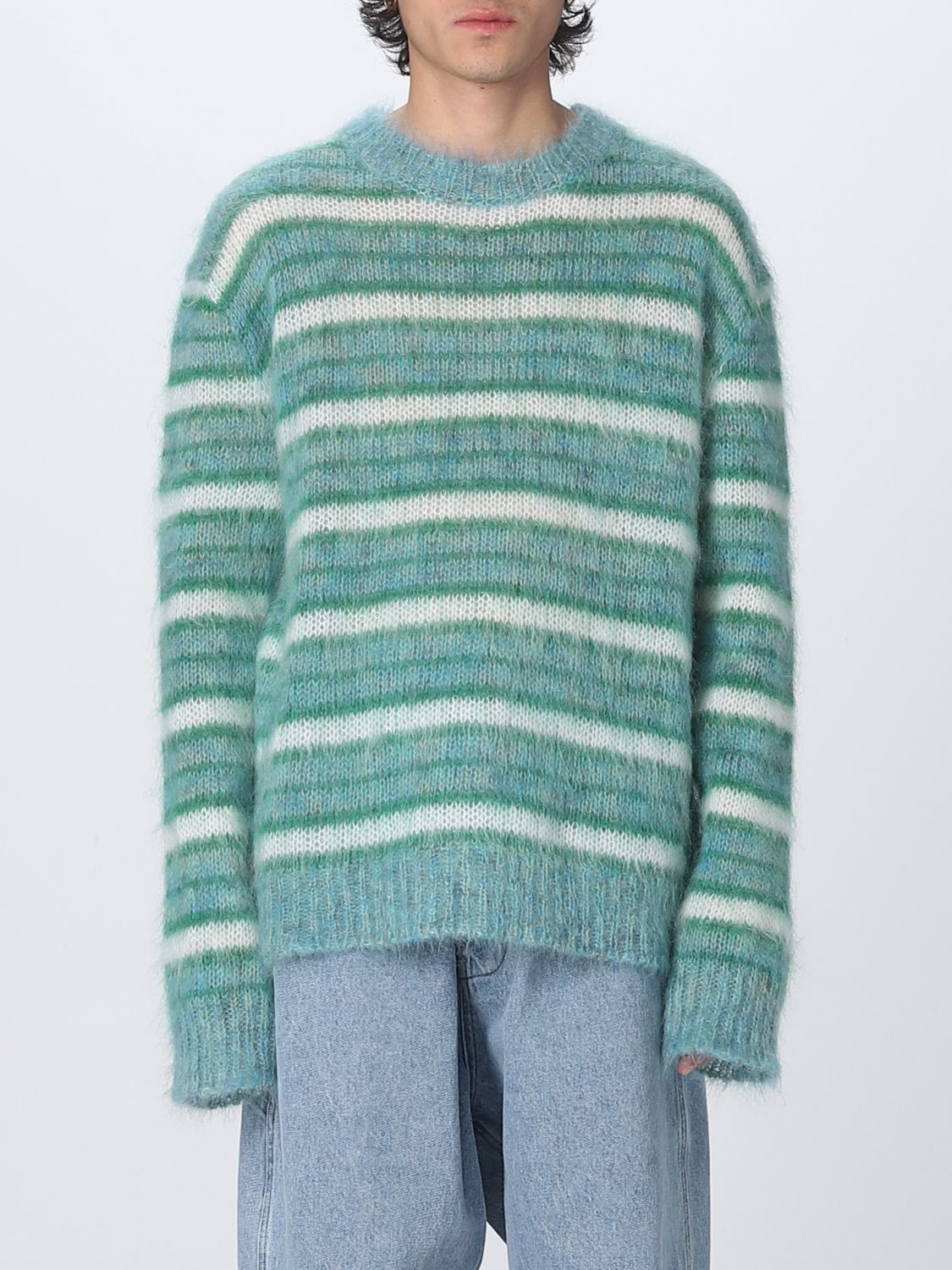 MARNI PULLOVER IN MOHAIR WOOL BLEND,D84006012