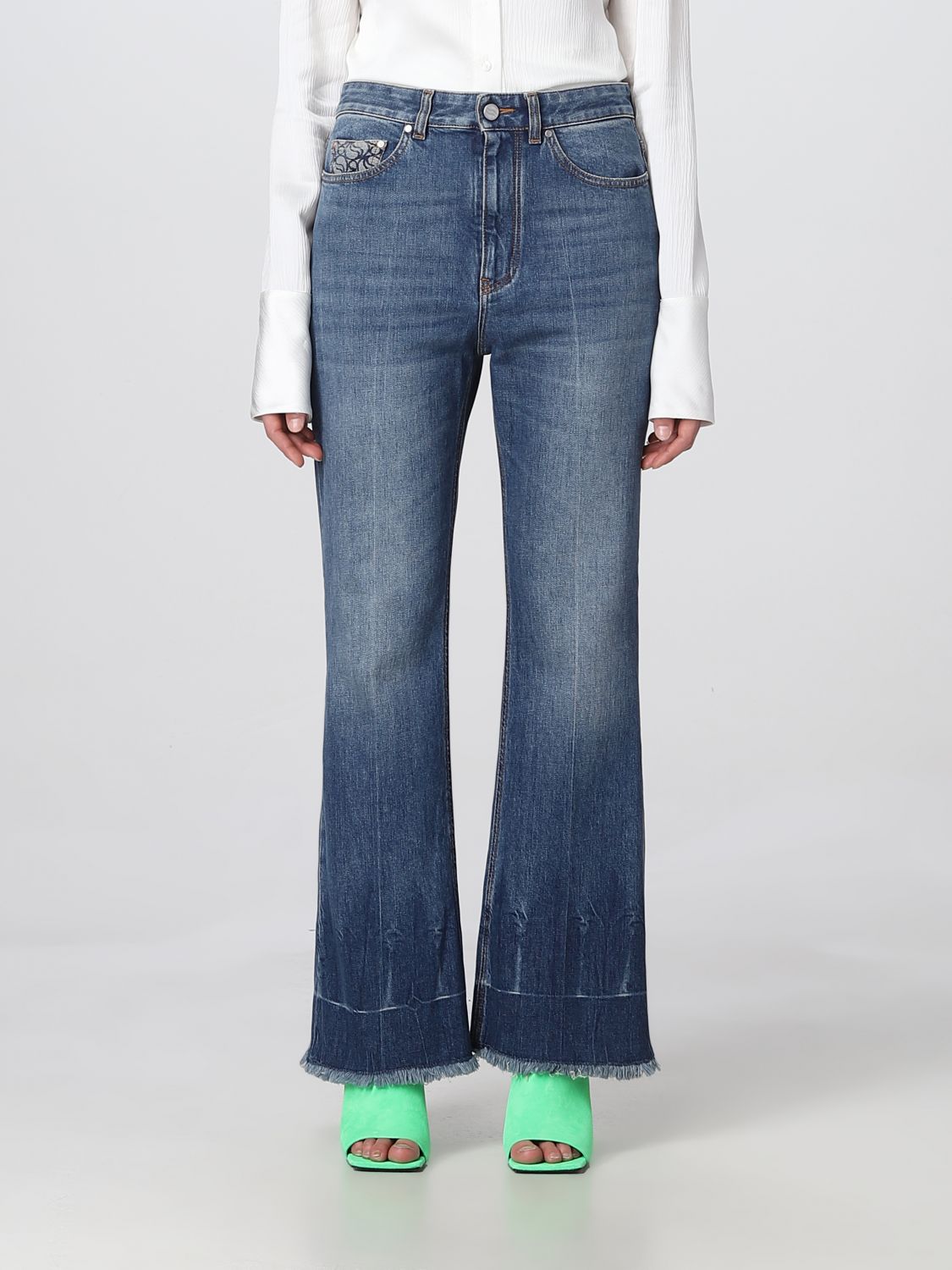 Stella Mccartney Jeans  Woman Color Blue