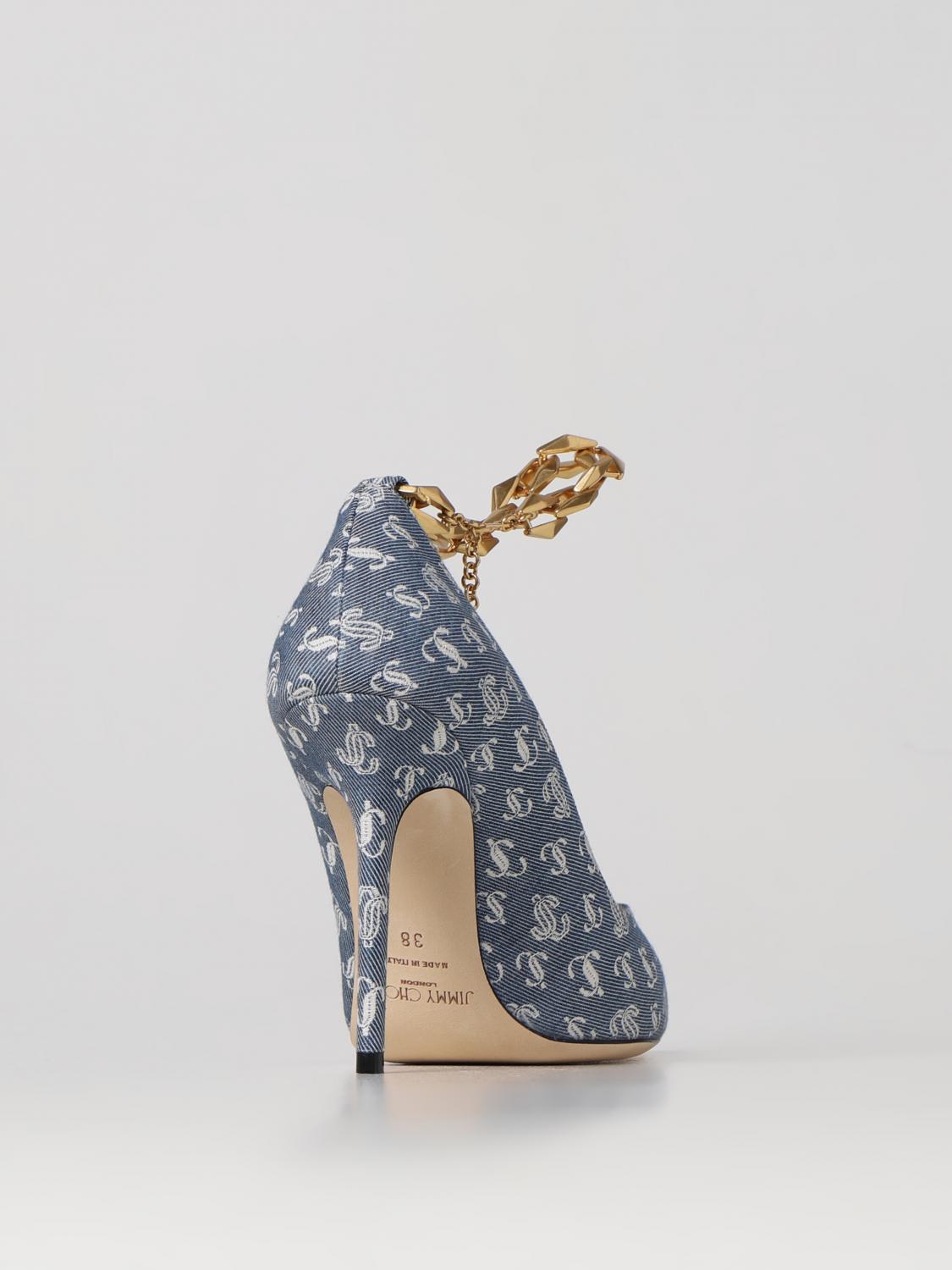 Jimmy choo 'talura' monogram denim pumps – AUMI 4