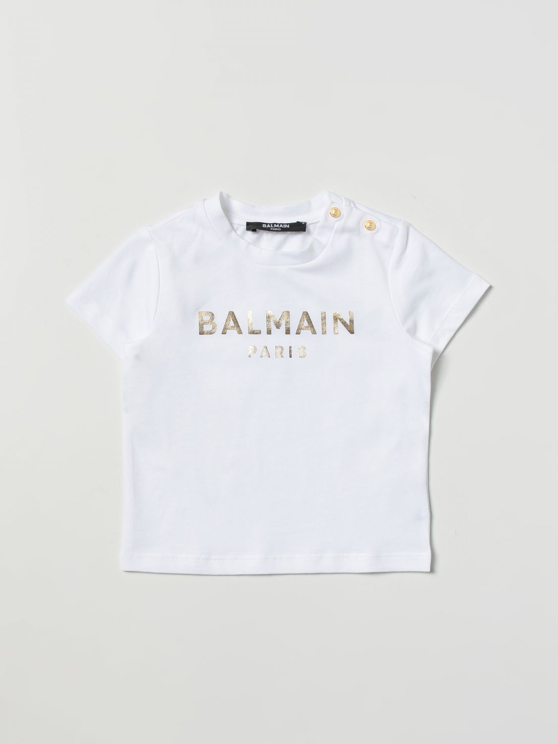 Balmain Babies' T-shirt  Kids Kids Color White