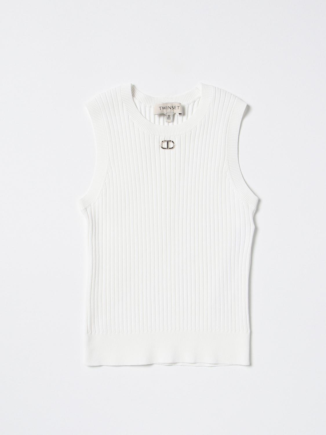 Twinset Top  Kinder Farbe Weiss 1 In White 1