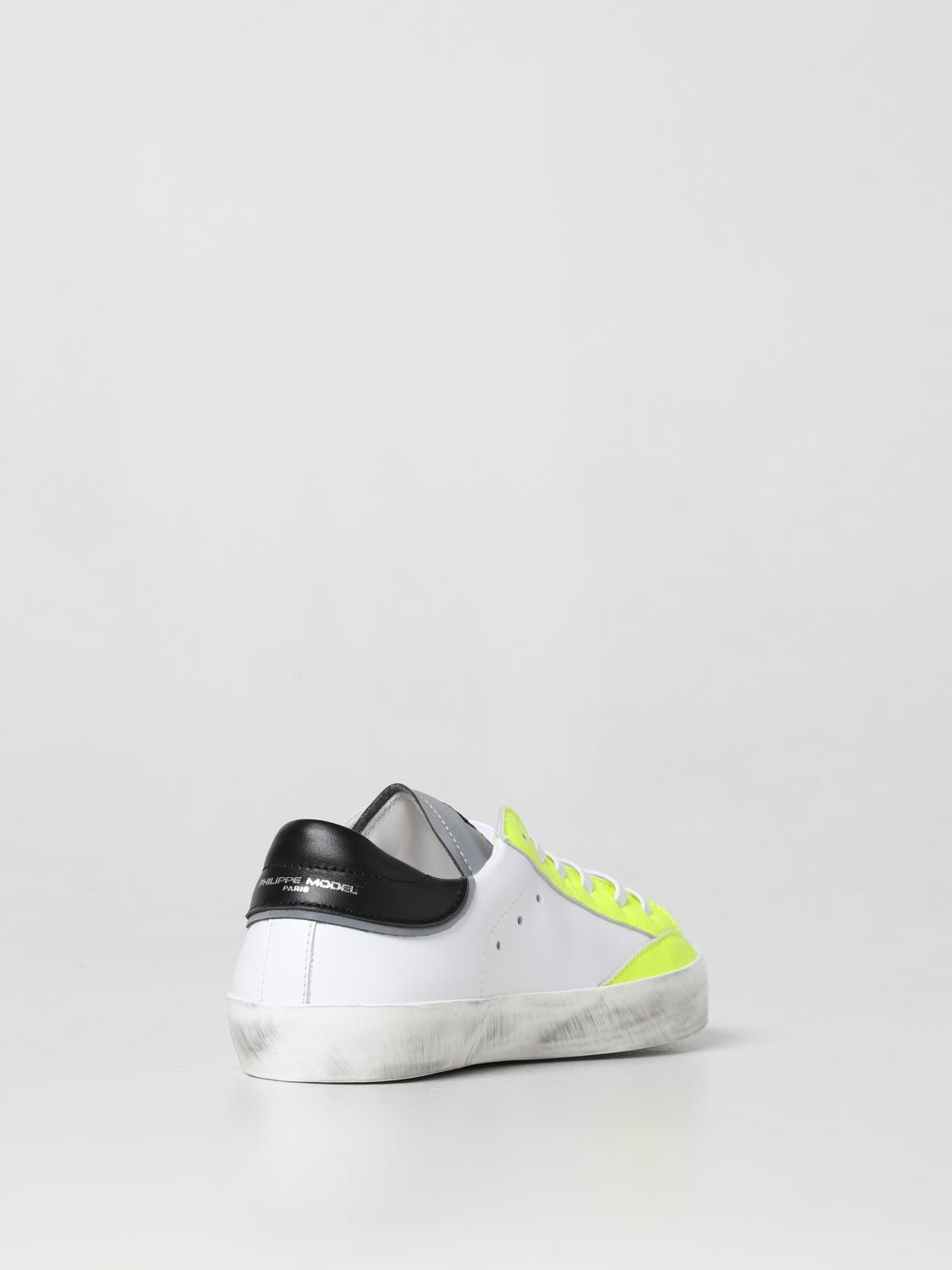 Sneakers Philippe Model Junior: Sneakers Prsx Philippe Model Junior in pelle bianco 3