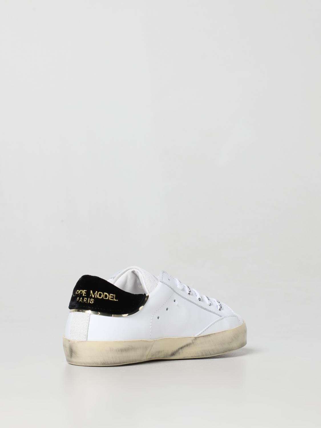 Sneakers Philippe Model Junior: Sneakers Philippe Model Junior in pelle bianco 3