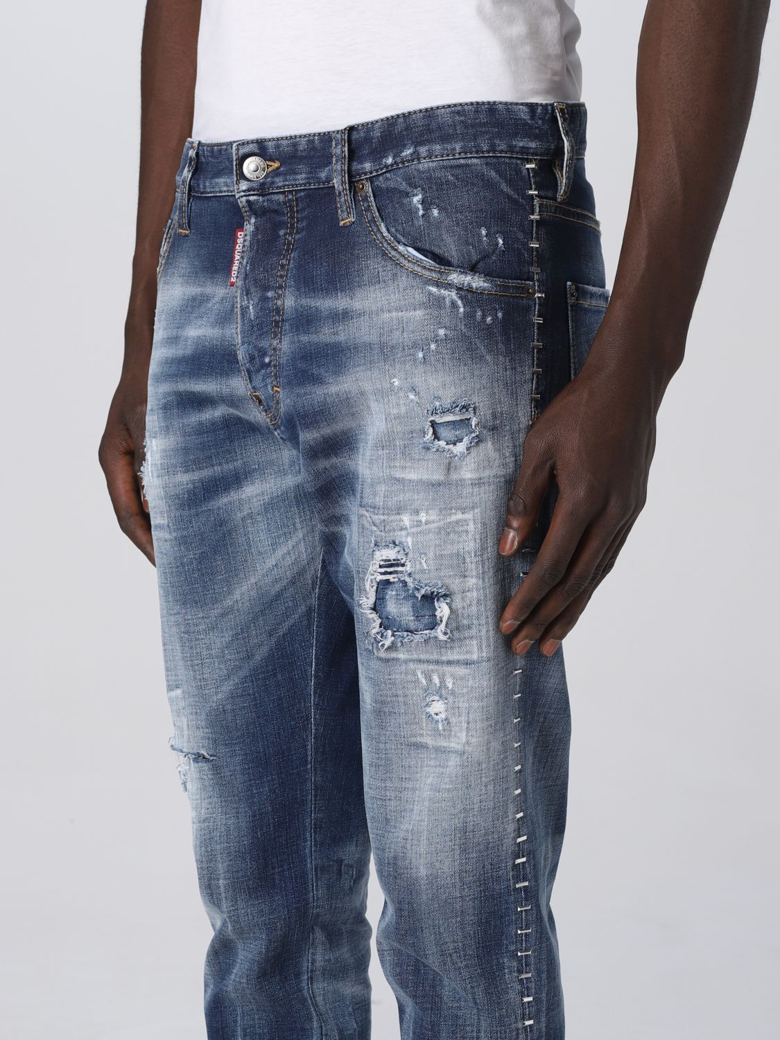 Jeans Dsquared2: Jeans Dsquared2 in denim blue navy 4