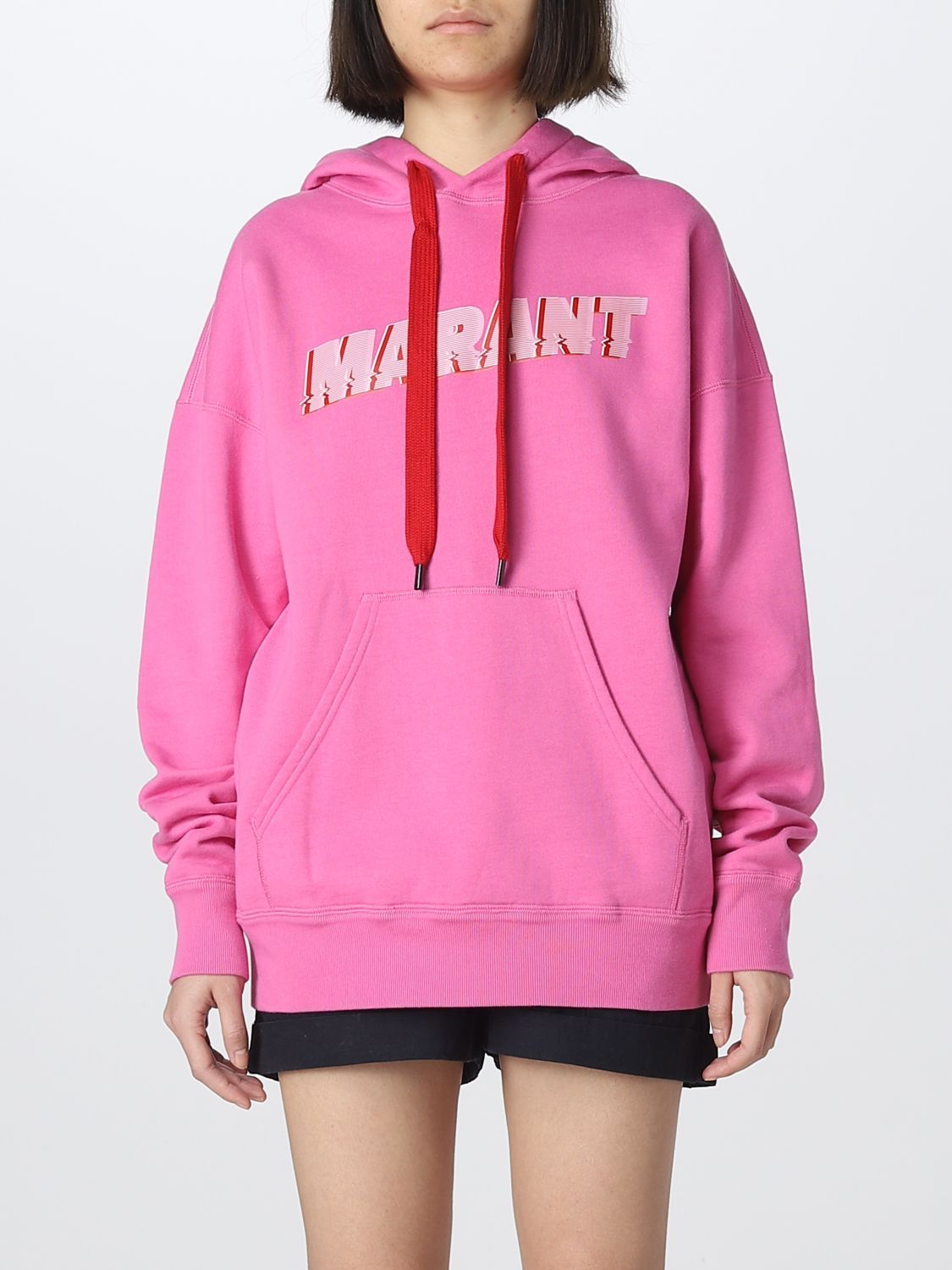 detaljeret sprede Blive ved ISABEL MARANT ETOILE: sweatshirt for woman - Pink | Isabel Marant Etoile  sweatshirt SW0001FAA1M82E online on GIGLIO.COM