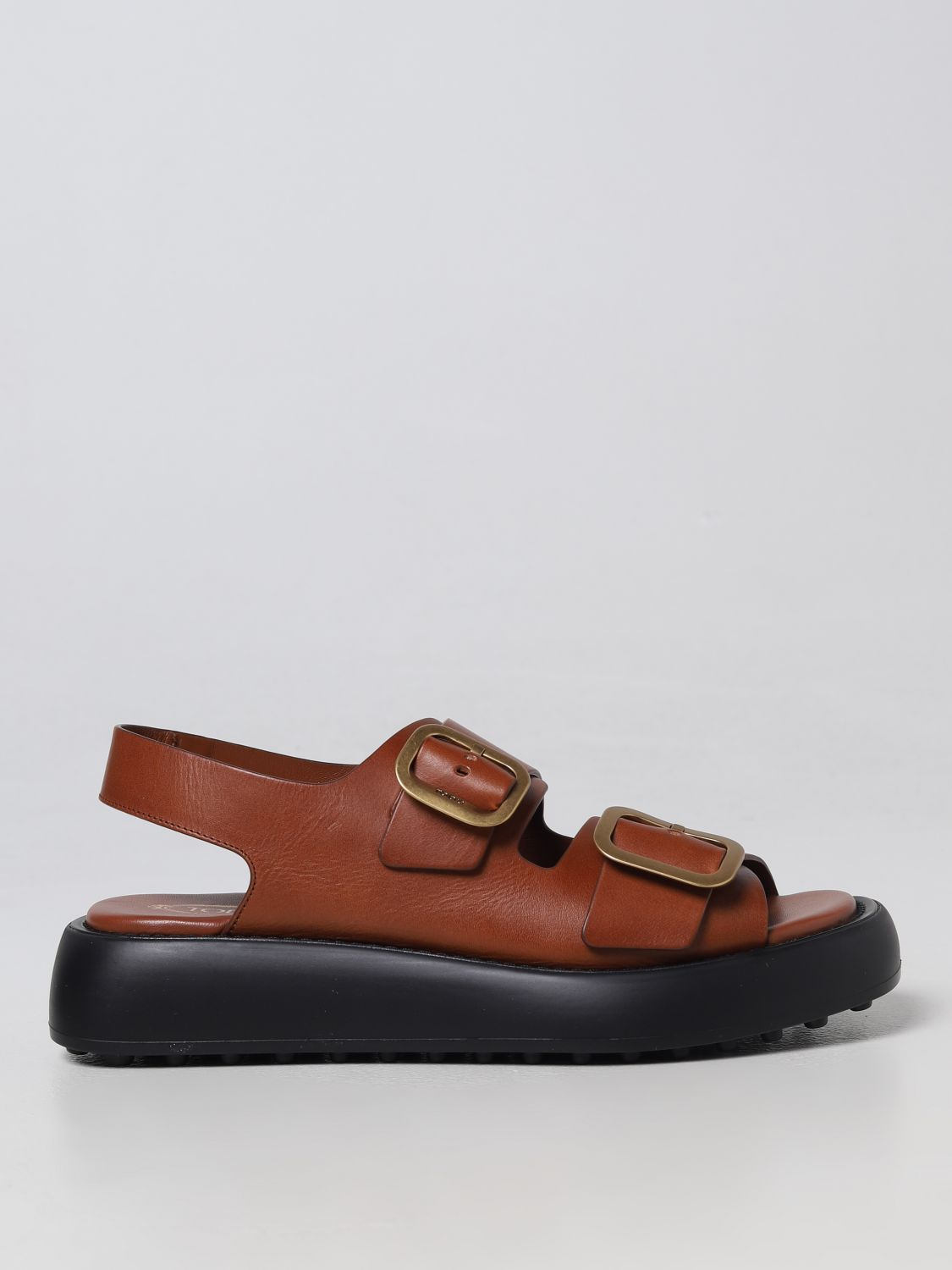Hen oppakken Speel TOD'S: flat sandals for woman - Brown | Tod's flat sandals XXW11K0FH50NHV  online on GIGLIO.COM