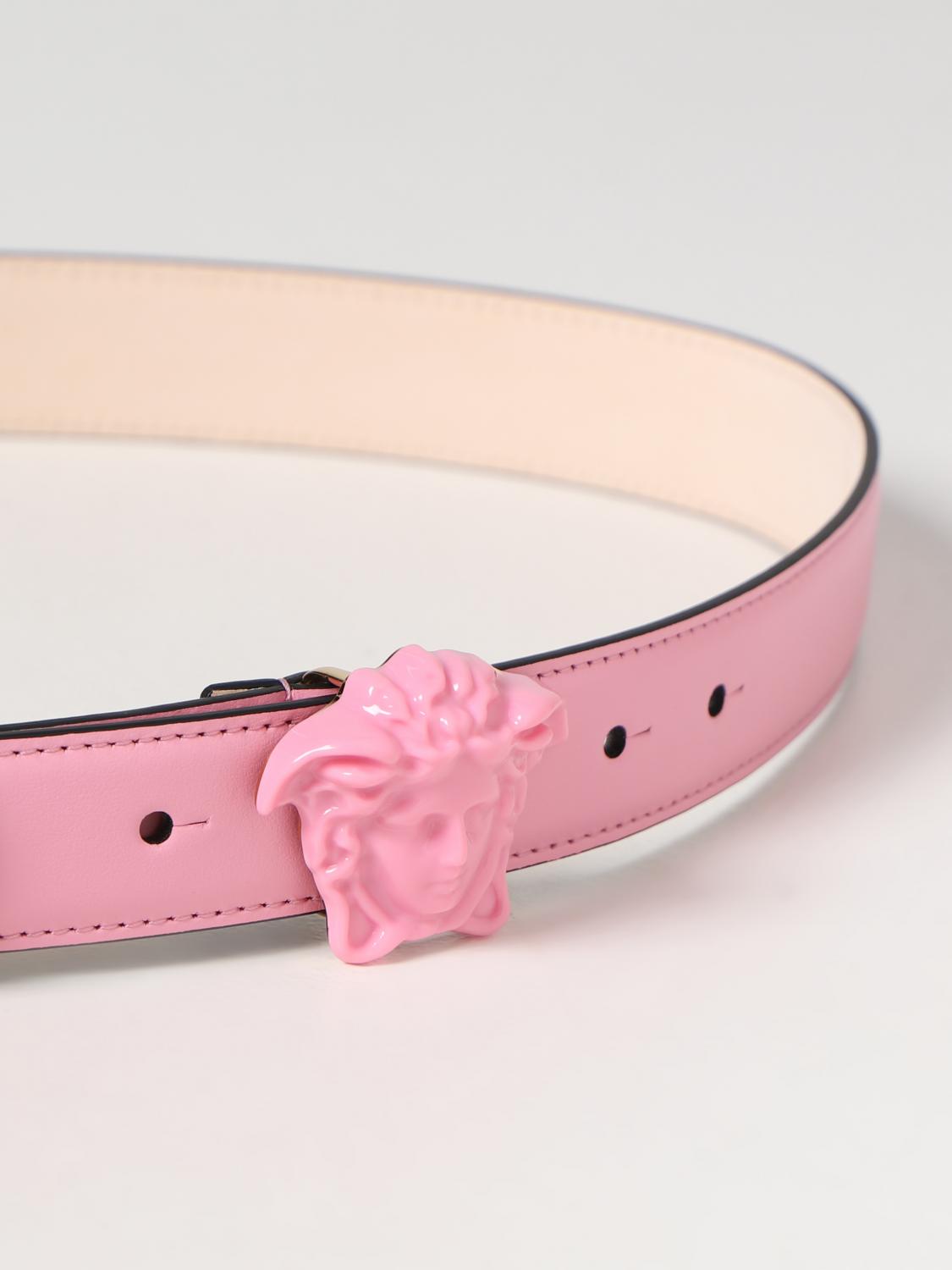 VERSACE belt for woman Pink Versace belt DCDD442DVTFN online on