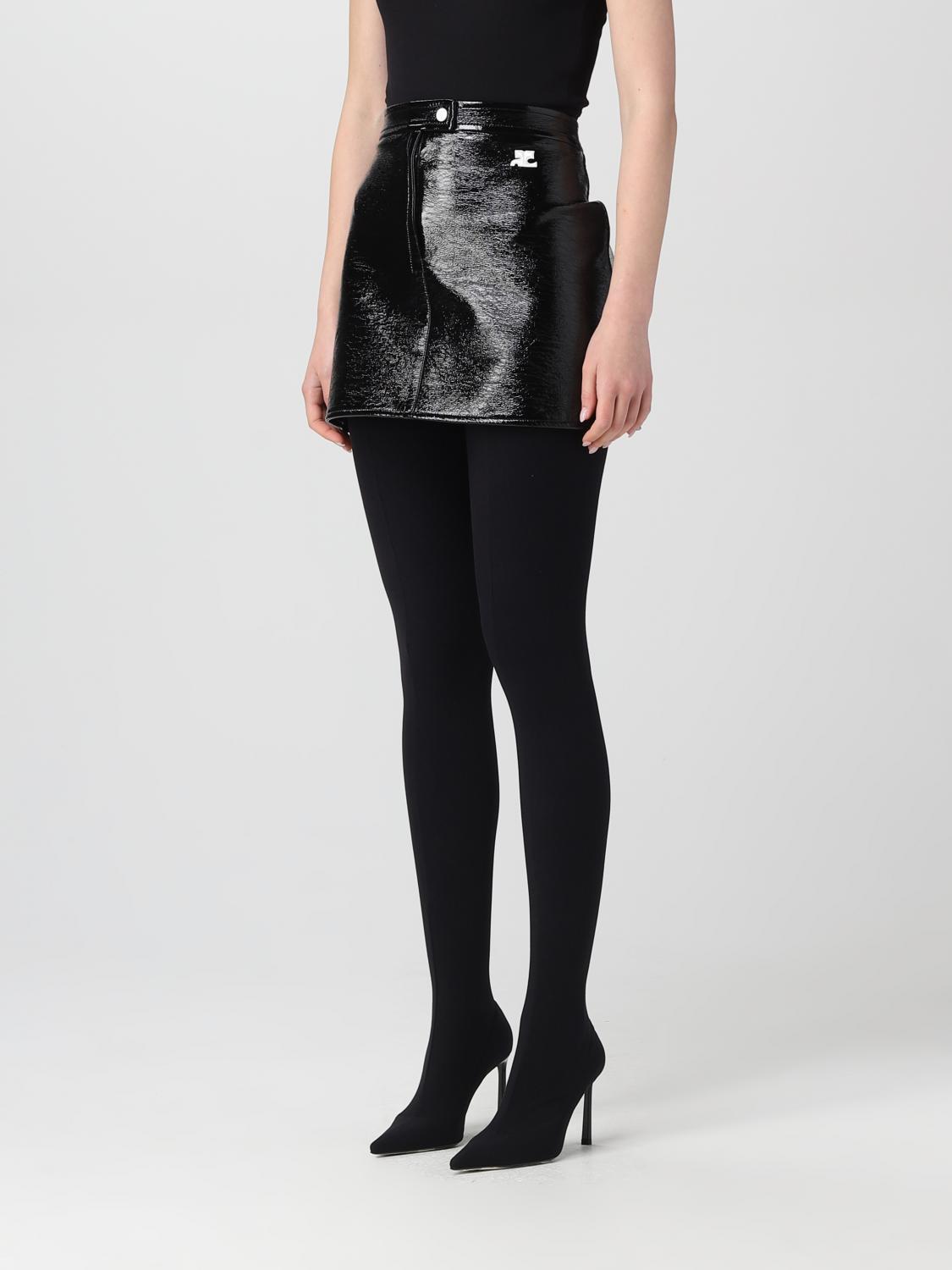Jupe Courrèges: Jupe Courrèges femme noir 4