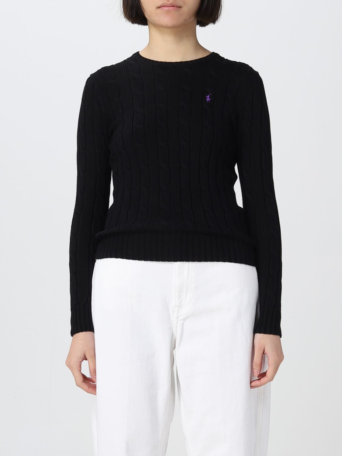 eksegese Produktion beundre POLO RALPH LAUREN: sweater for woman - Black | Polo Ralph Lauren sweater  211891640 online on GIGLIO.COM