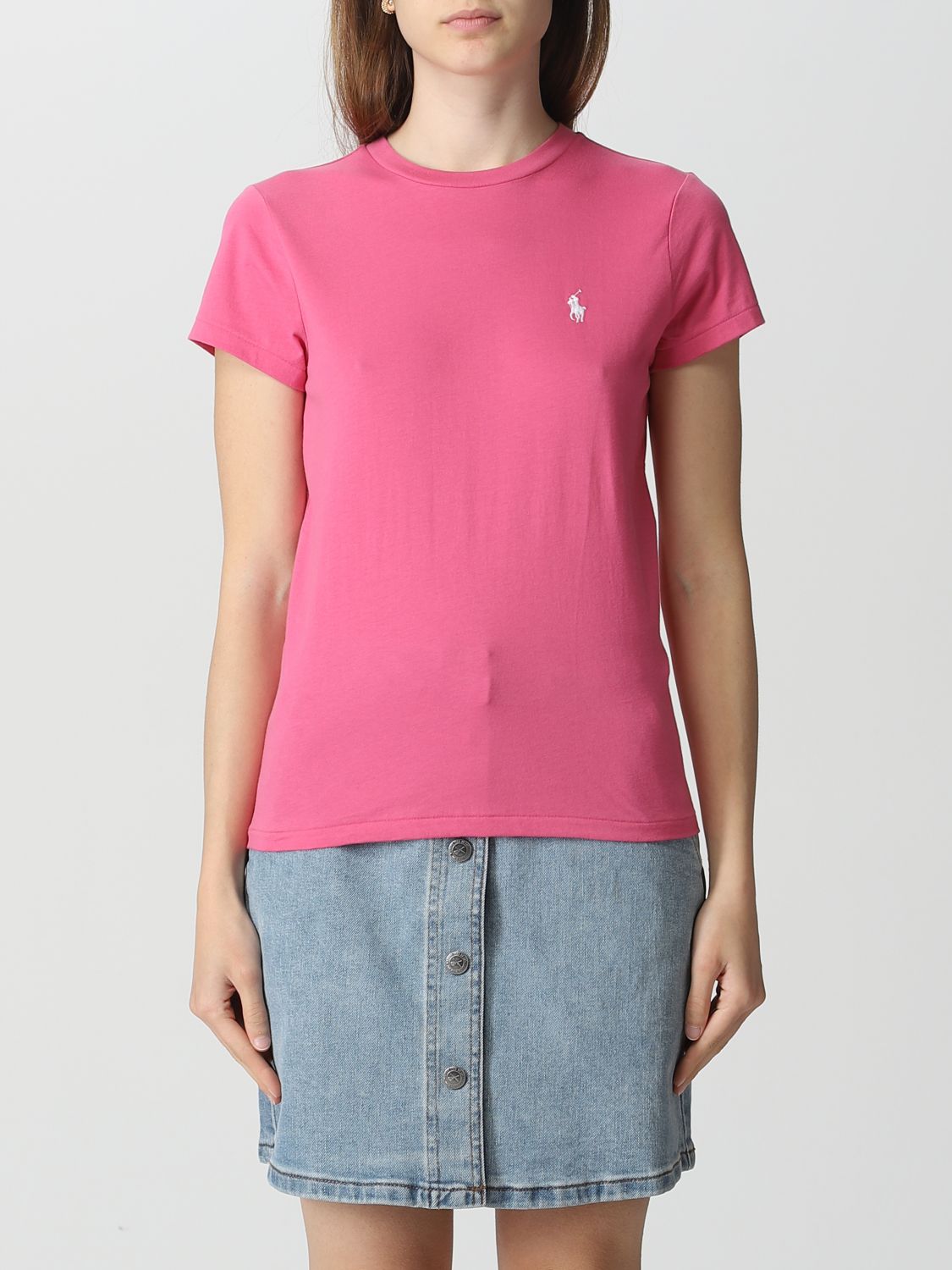 Polo Ralph Lauren T-shirt  Woman Color Fuchsia