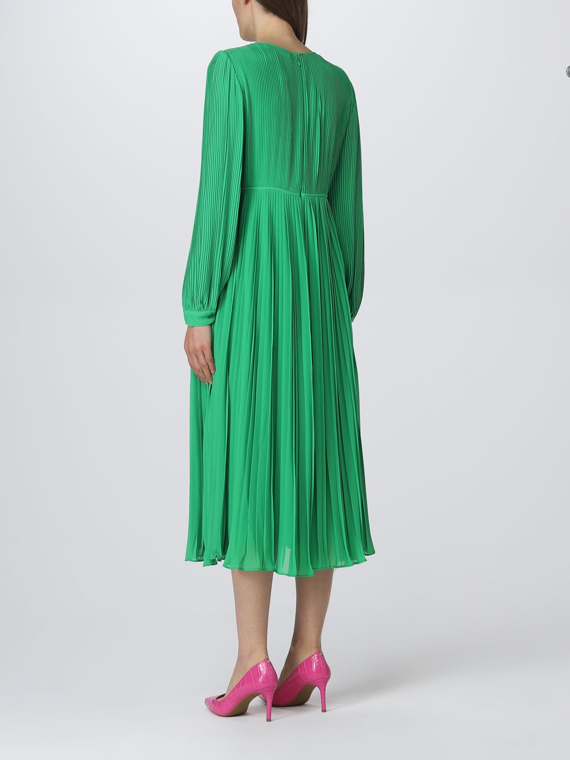 MICHAEL KORS: dress for woman - Green | Michael Kors dress MR381FY7R3  online on 