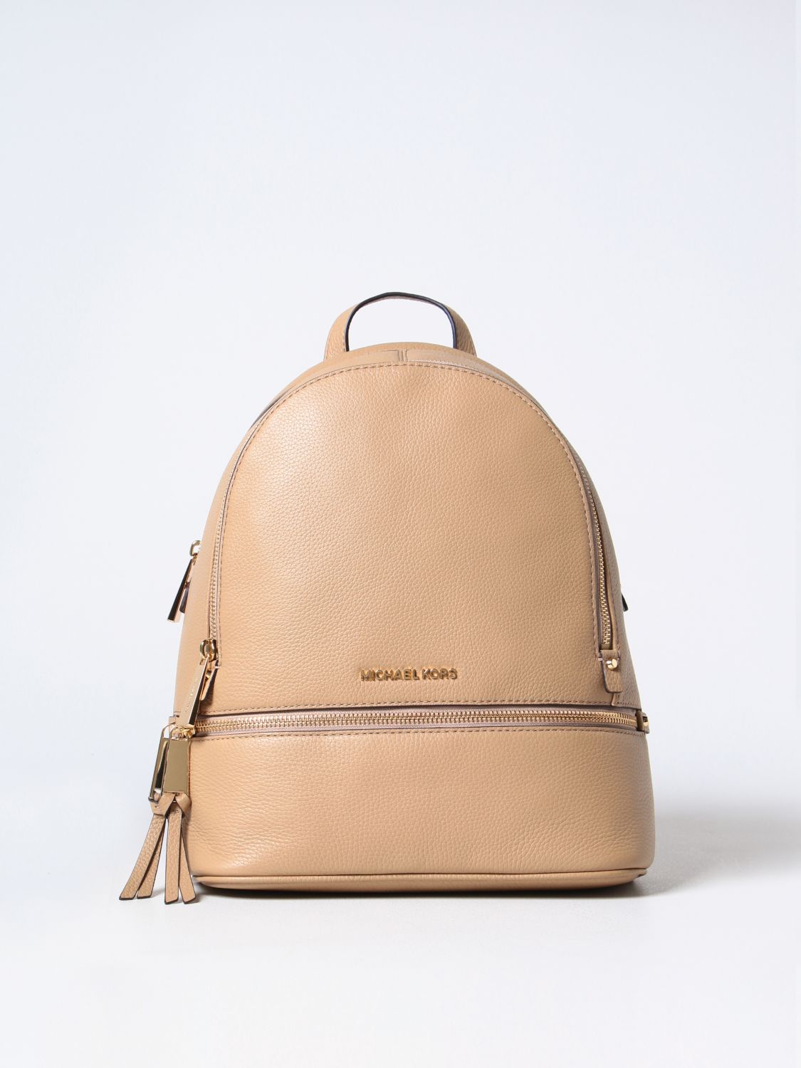Michael Kors Rhea Medium MK Signature Backpack Leather Bag  eBay