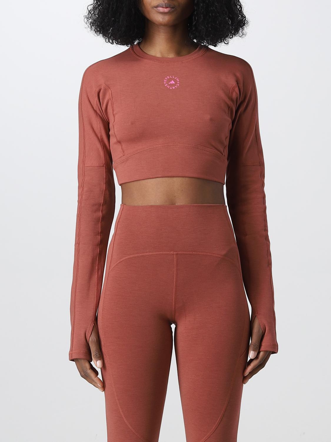 Top e Bluse Adidas By Stella Mccartney: Top e bluse Adidas By Stella Mccartney donna ruggine 1