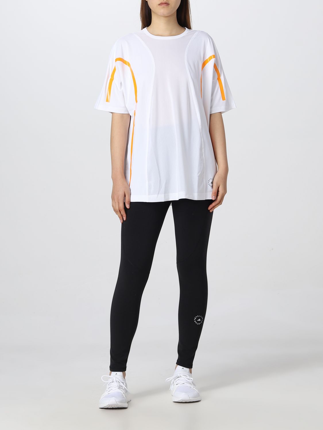 T-shirt Adidas By Stella Mccartney: T-shirt Adidas By Stella McCartney in tessuto riciclato bianco 2