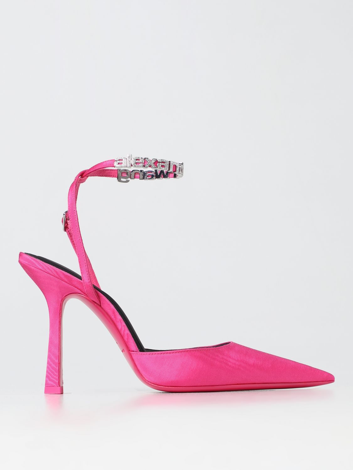 Shop Alexander Wang Delphine Pumps In Fabric In Pink