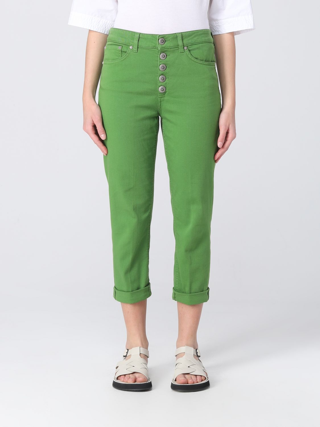 Dondup Jeans  Woman In Green