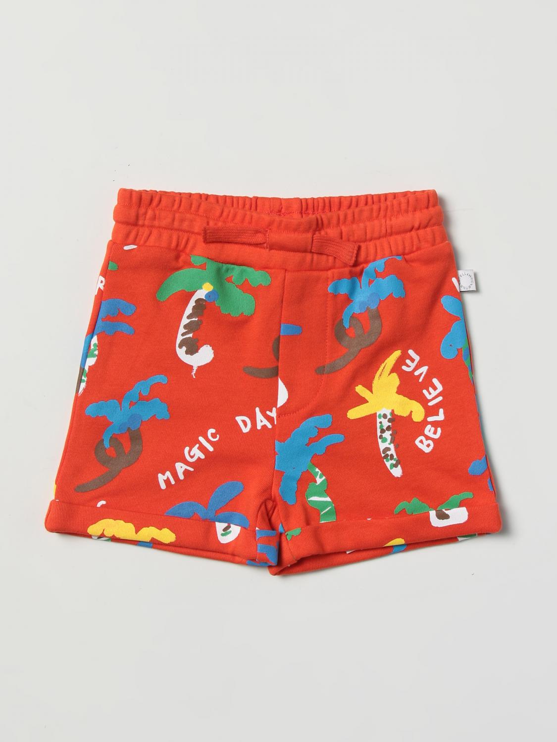 STELLA MCCARTNEY KIDS shorts for boys Red Stella Mccartney Kids