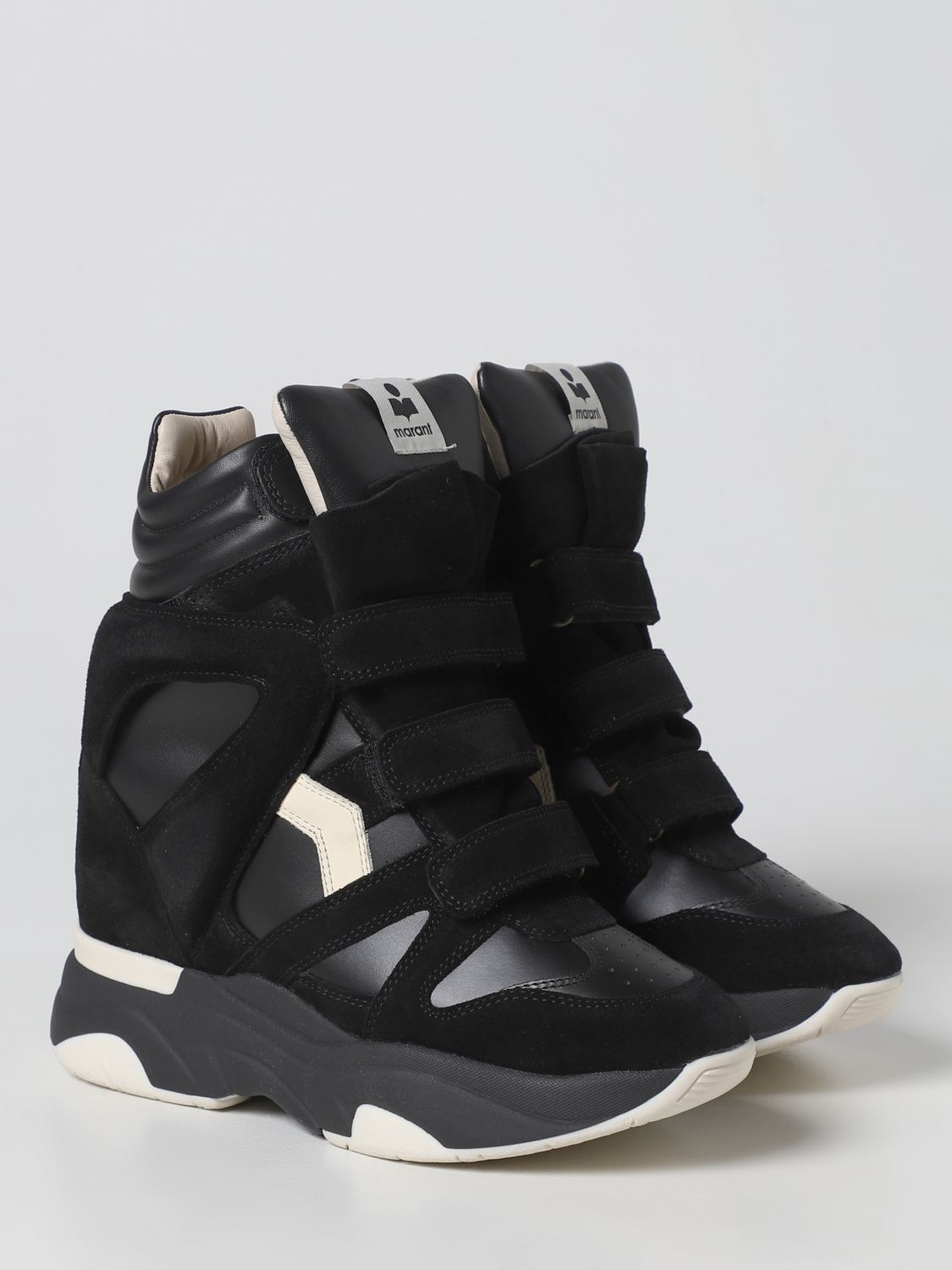 ISABEL MARANT: sneakers for woman Black | Isabel Marant sneakers BK0009FAA1E17S on GIGLIO.COM