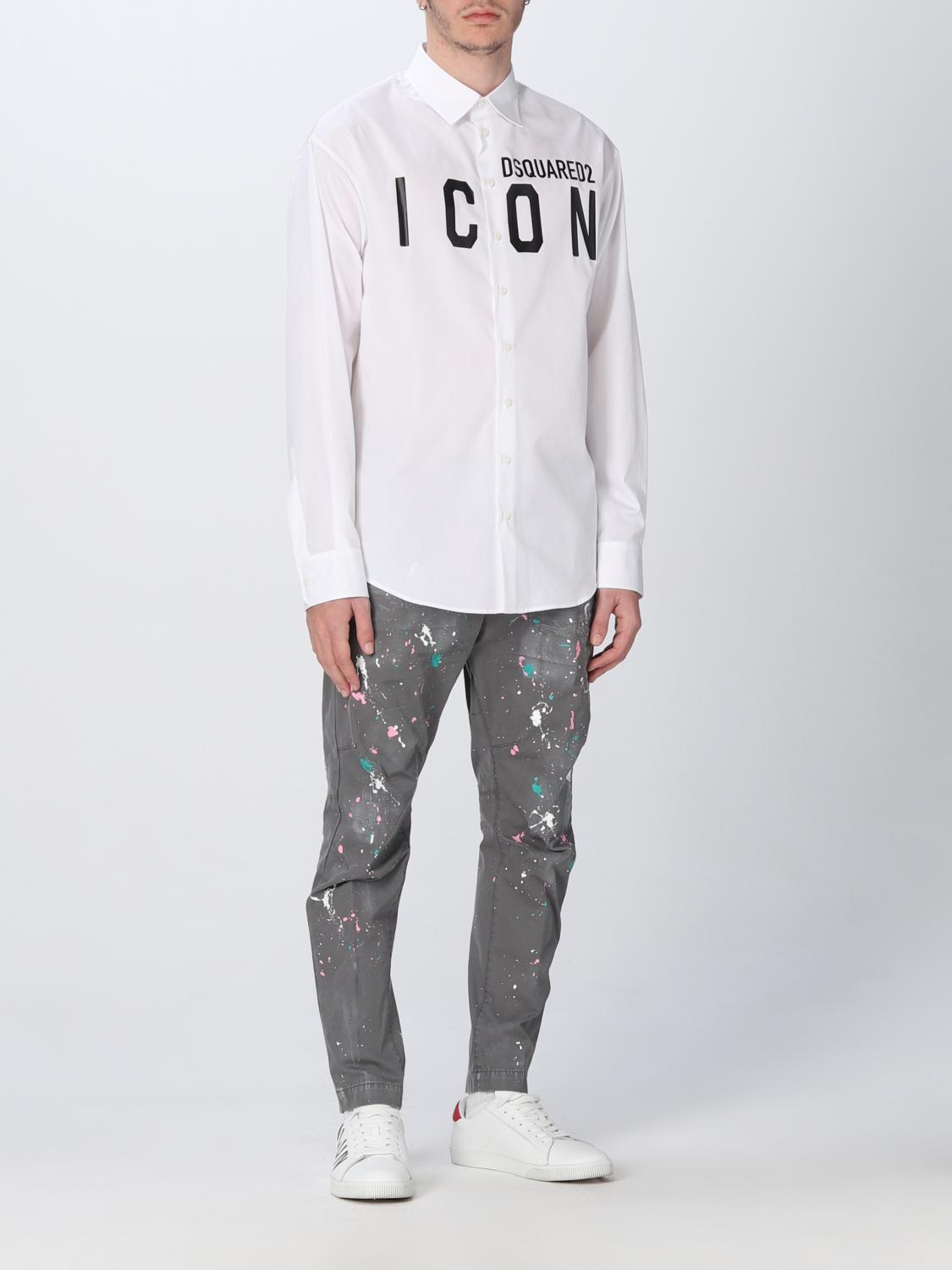 Jeans Dsquared2: Pantalone Dsquared2 in cotone grigio topo 2