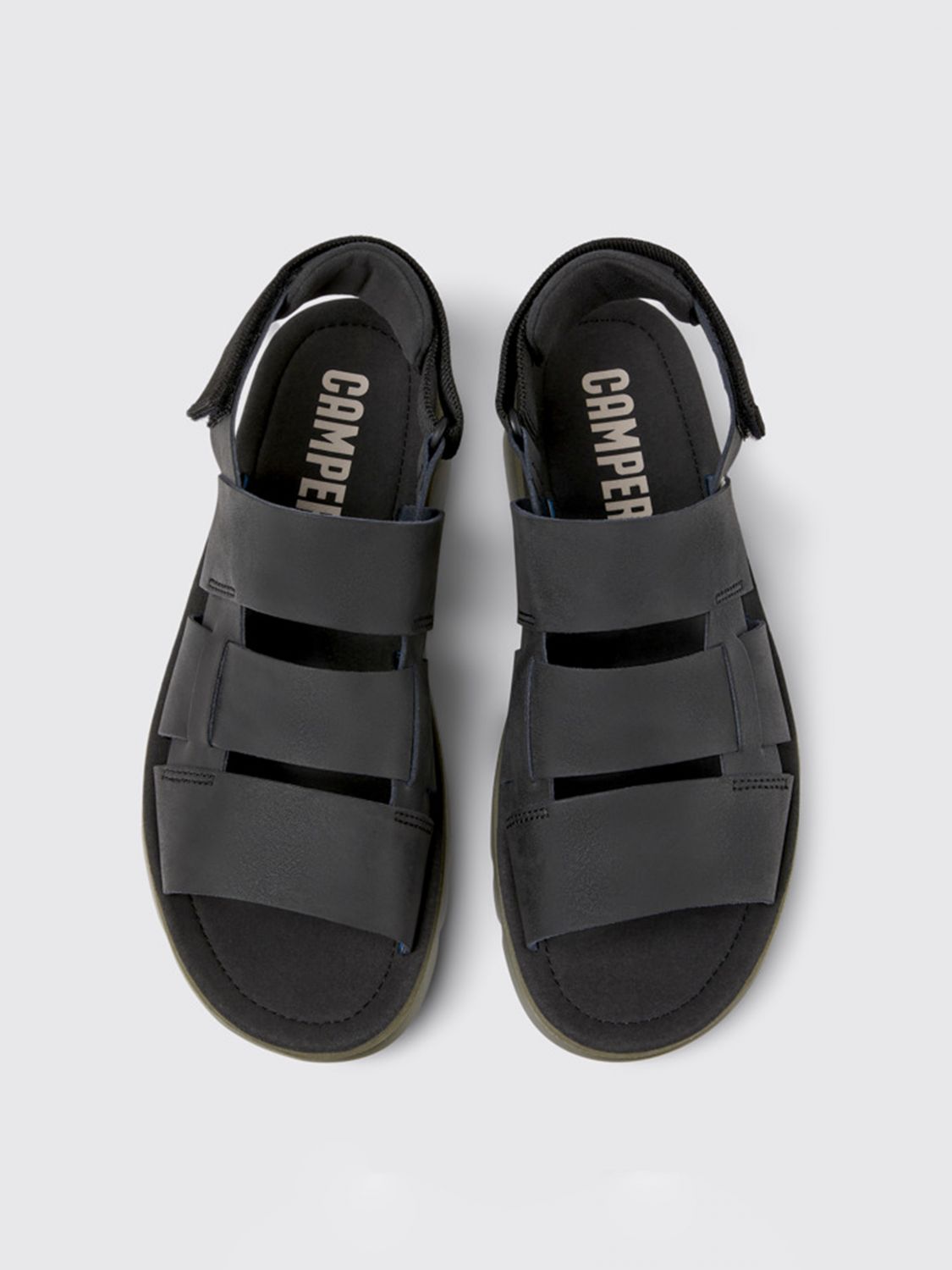 CAMPER: sandals for man - Black | Camper sandals ORUGA online on GIGLIO.COM