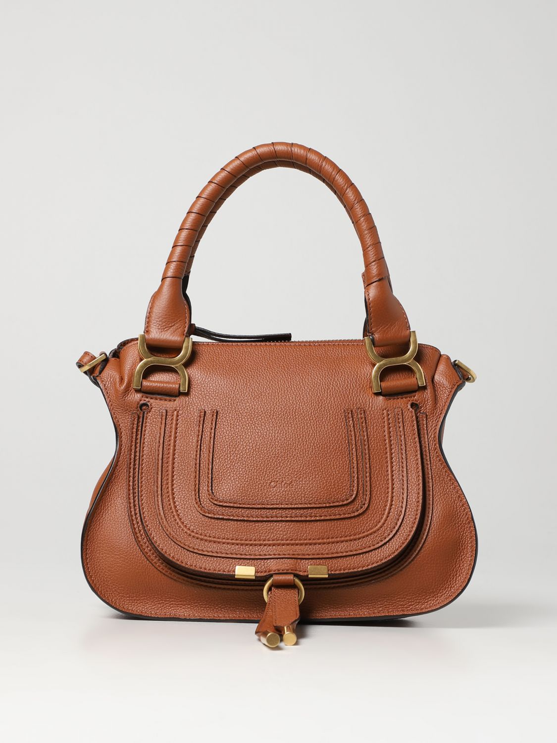 Chloé Woman Handbag Tan Size - Calfskin In Camel