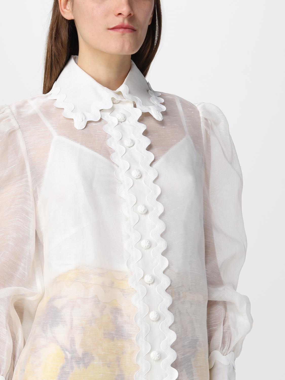 Camicia Zimmermann: Camicia Zimmermann donna avorio 5