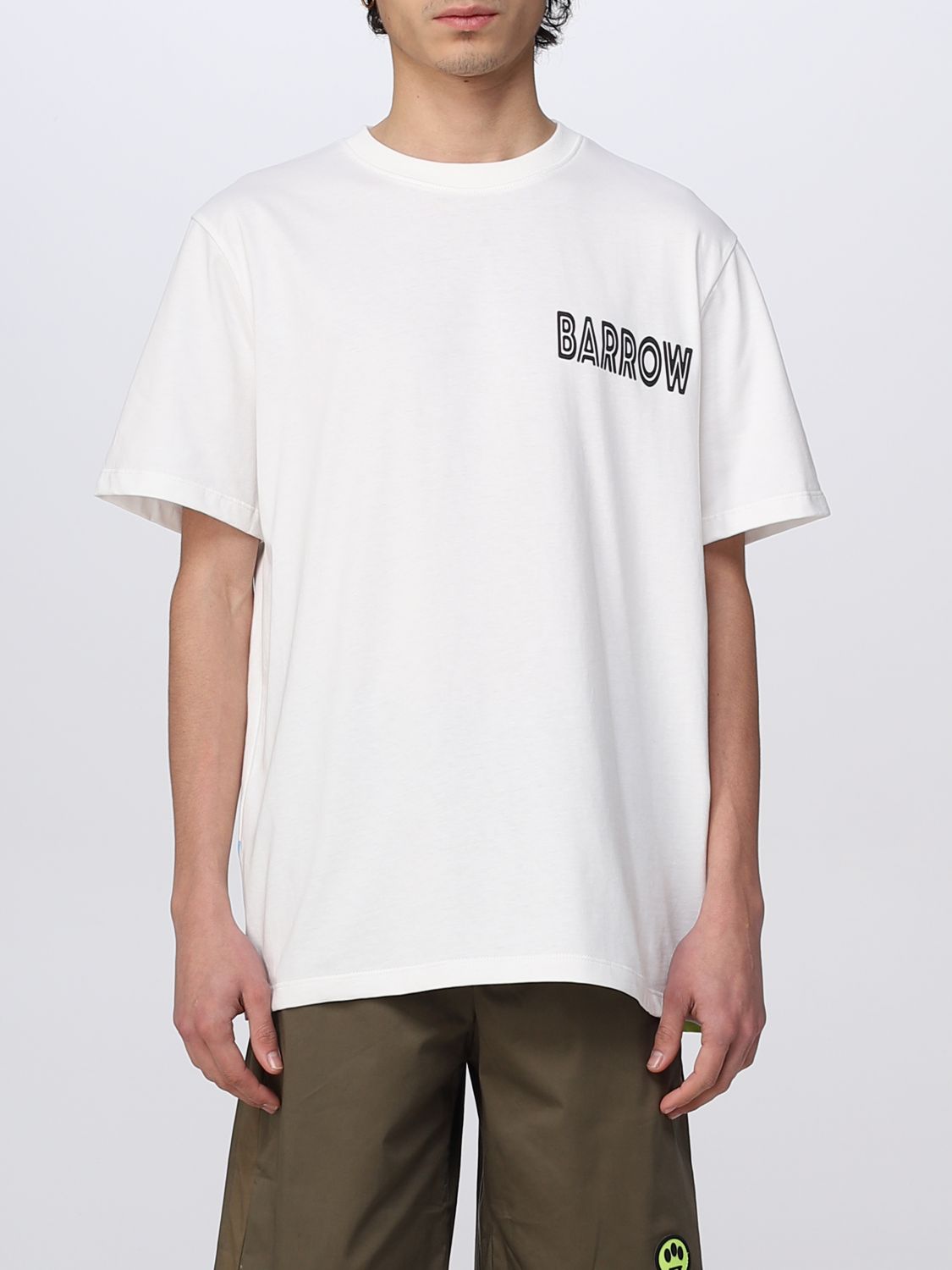 BARROW: t-shirt for man - White | Barrow t-shirt 034081 online on ...