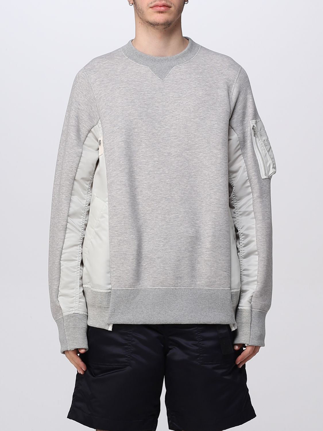 Sweater Sacai: Sacai sweater for man grey 1
