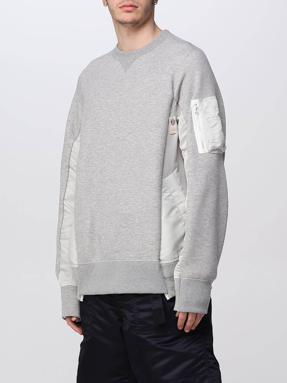 Sweater Sacai: Sacai sweater for man grey 4