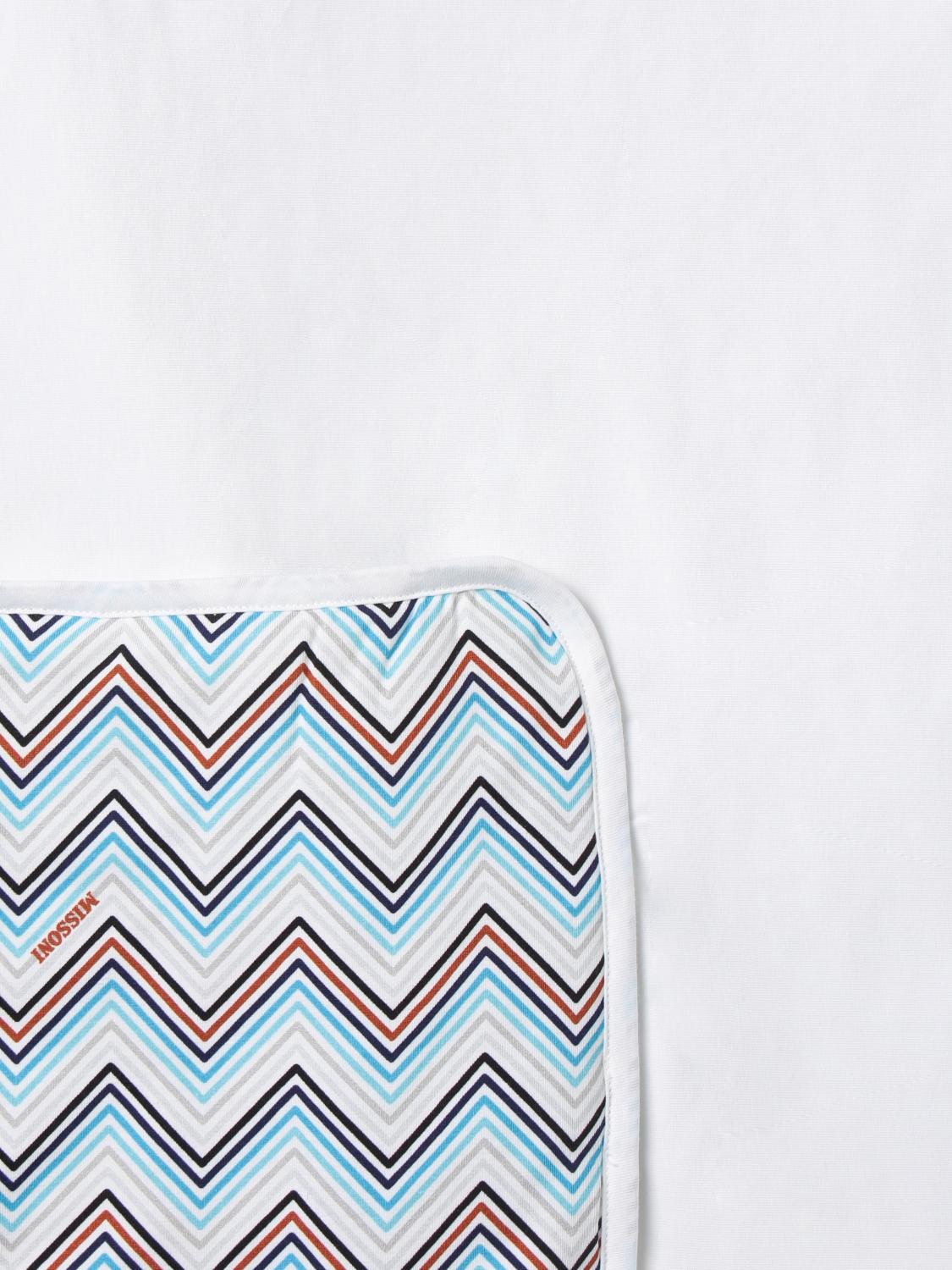 MISSONI blanket for kids White Missoni blanket MS0010J0273 online