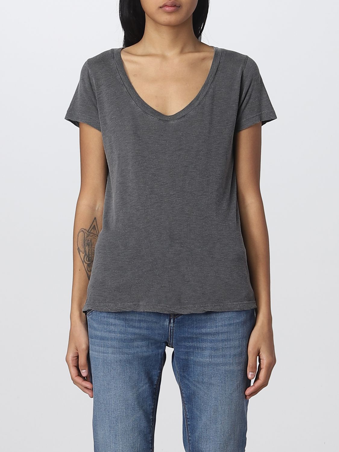 T-Shirt Zadig & Voltaire: Zadig & Voltaire t-shirt for woman grey 1
