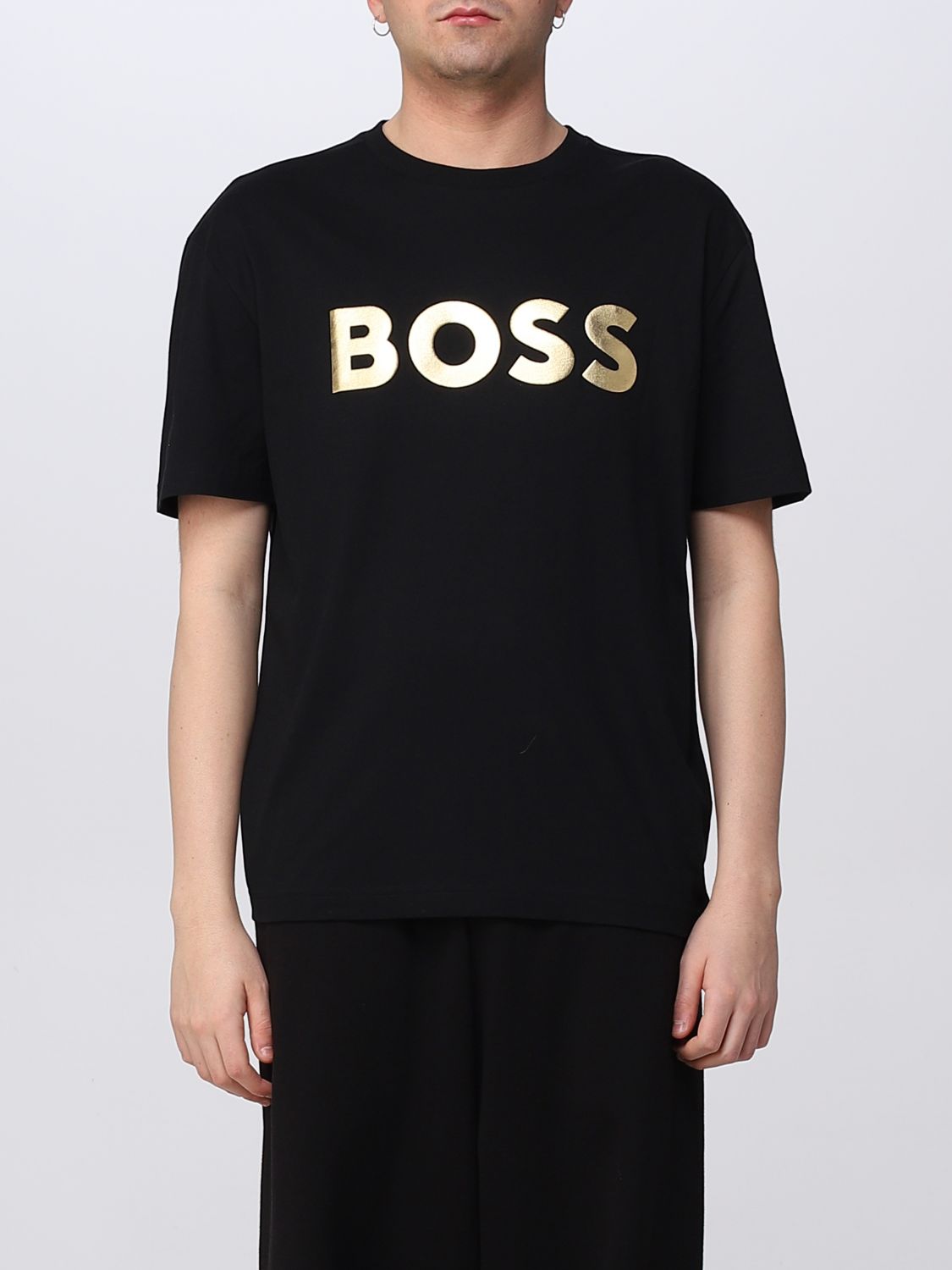 Hugo Boss T-shirt Boss Herren Farbe Schwarz In Black